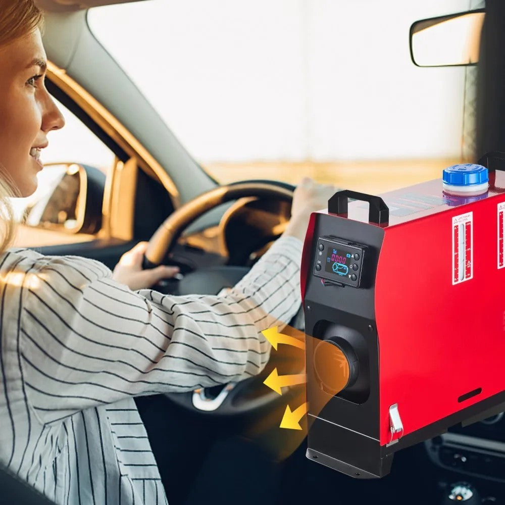 12V 8KW Diesel Air Heater with LCD Thermostat Monitor and Remote Control