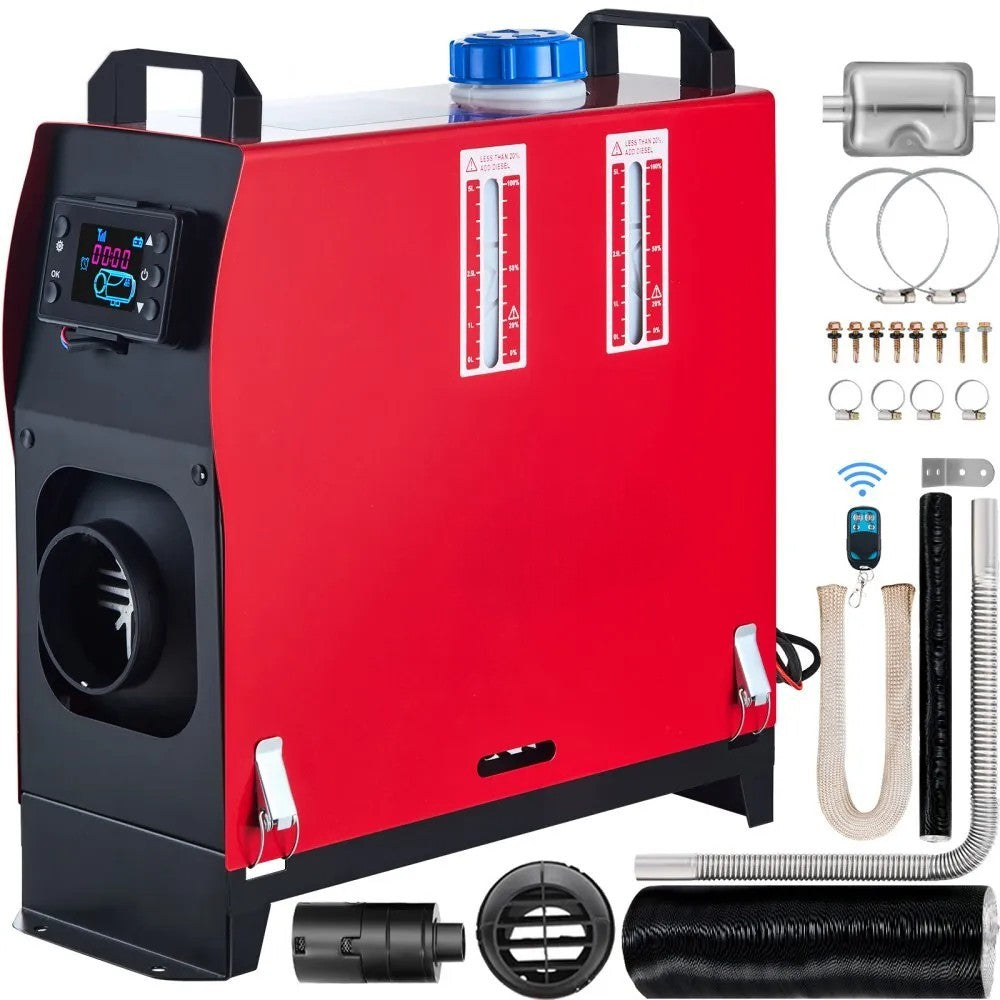 12V 8KW Diesel Air Heater with LCD Thermostat Monitor and Remote Control