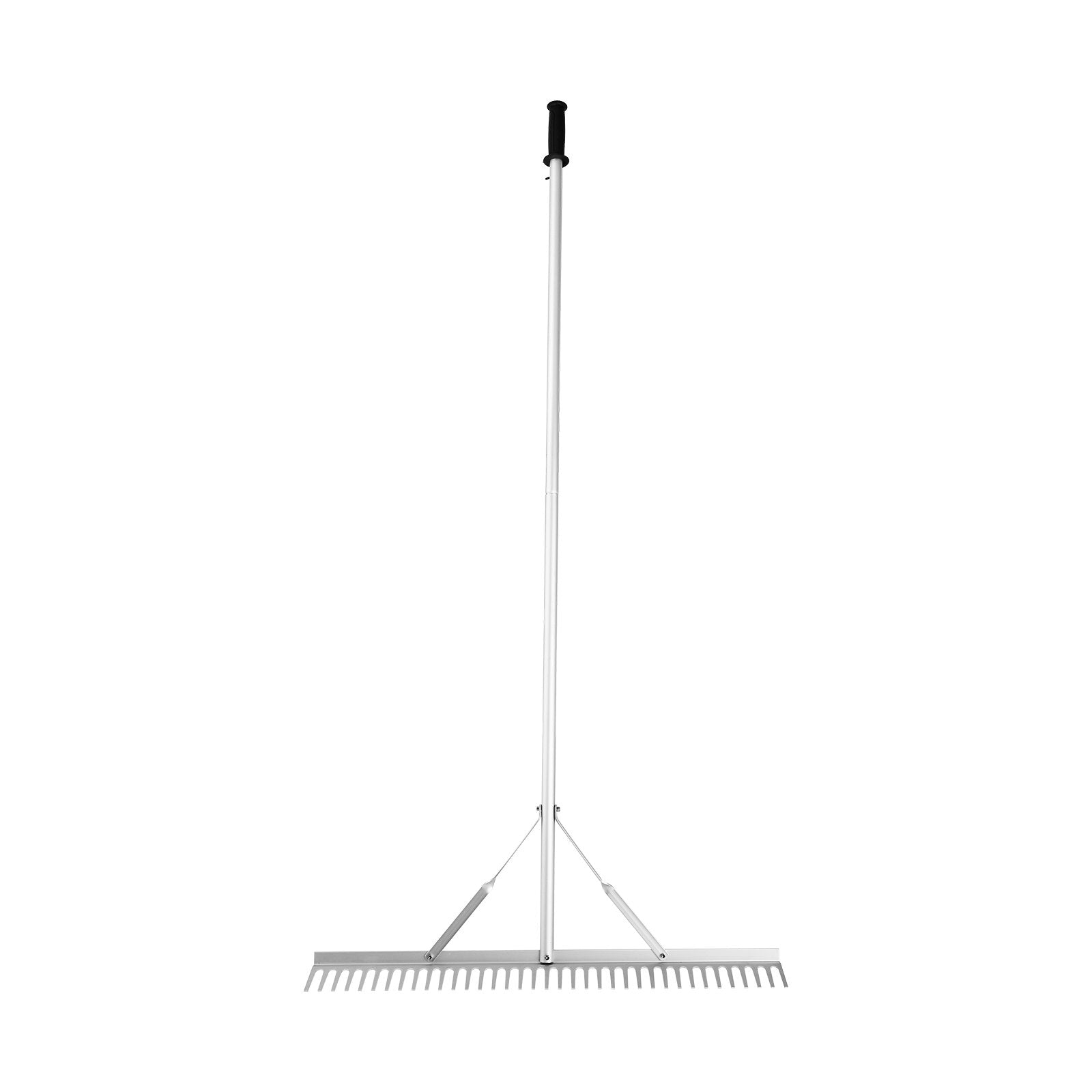 VEVOR Landscape Rake, 36" Head Aluminum Landscape Rake, Lake Weed Rake with 75" Long Handle, for Loosening Soil, Lawn Care, Weeding Lake, Garden, Pond
