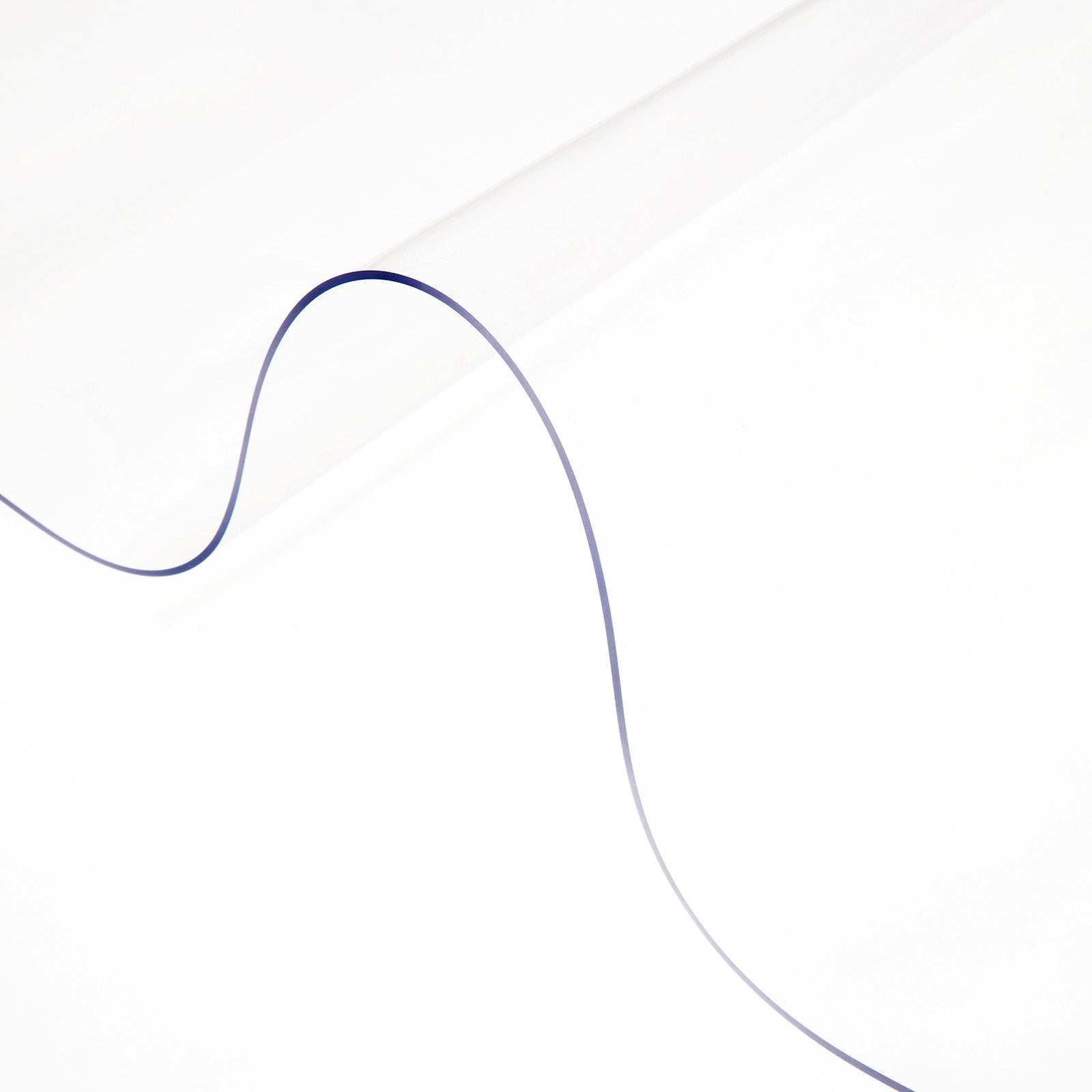 VEVOR Plastic Table Cover, 46"x96"x0.08", Transparent PVC Table Protector, Rectangle Clear Desk Mat, Water Oil Proof Table Cover for Dining Table Coffer Table Kitchen Worktable Dresser Cabinet, etc.