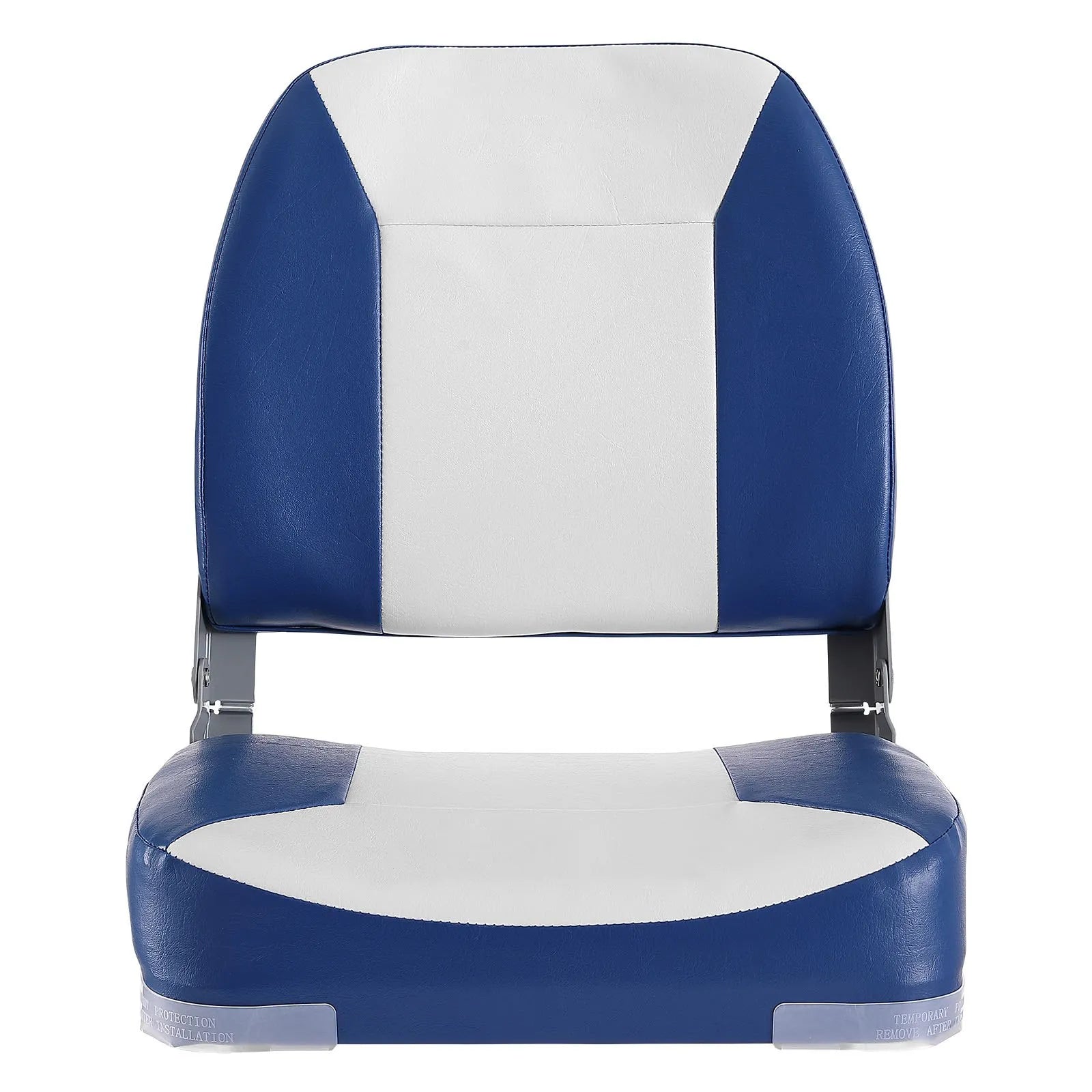 VEVOR Boat Seat Low Back Fold-Down Fishing Boat Seat Chair with Sponge Padding