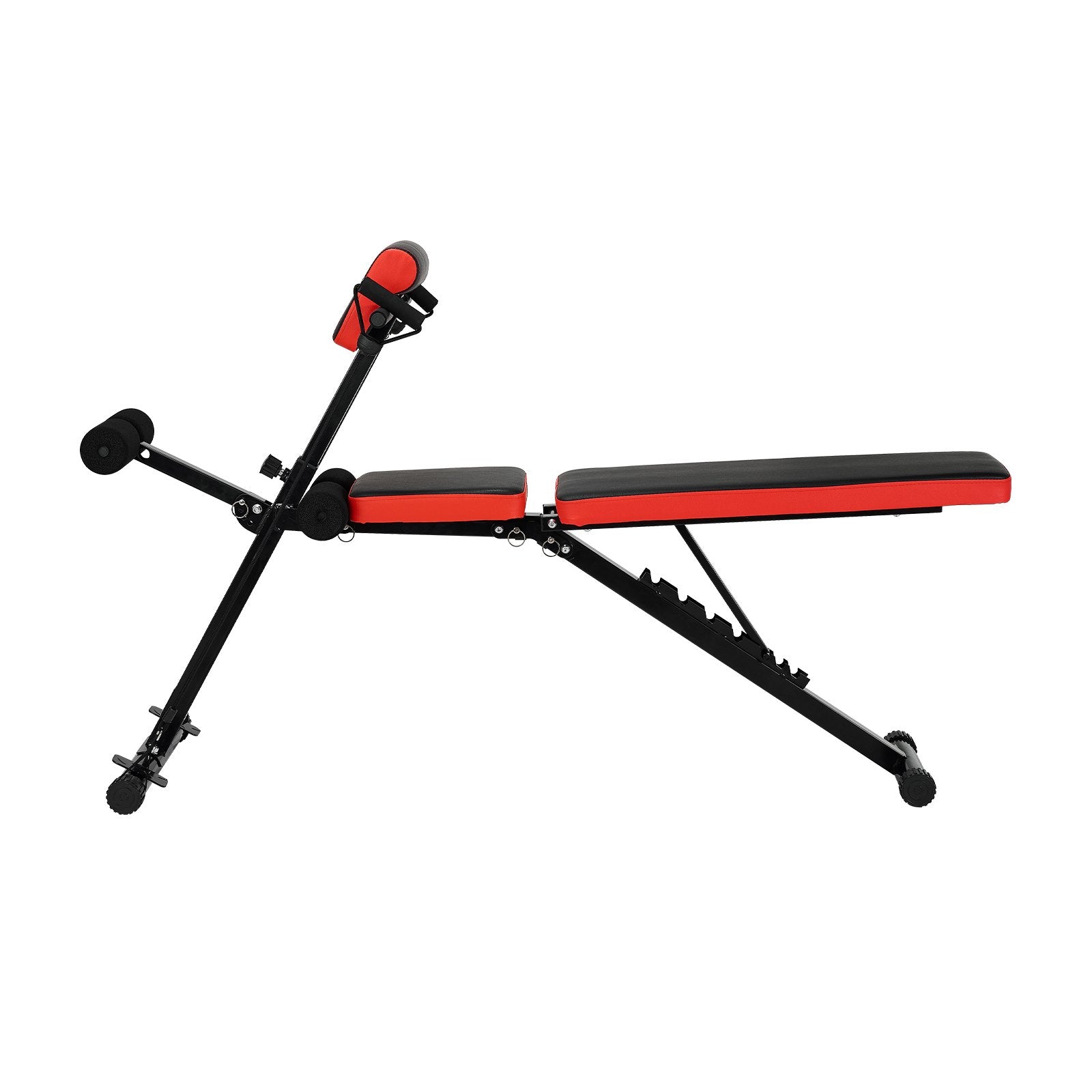 VEVOR Roman Chair Back Extension Hyperextension Bench Adjustable Foldable Gym