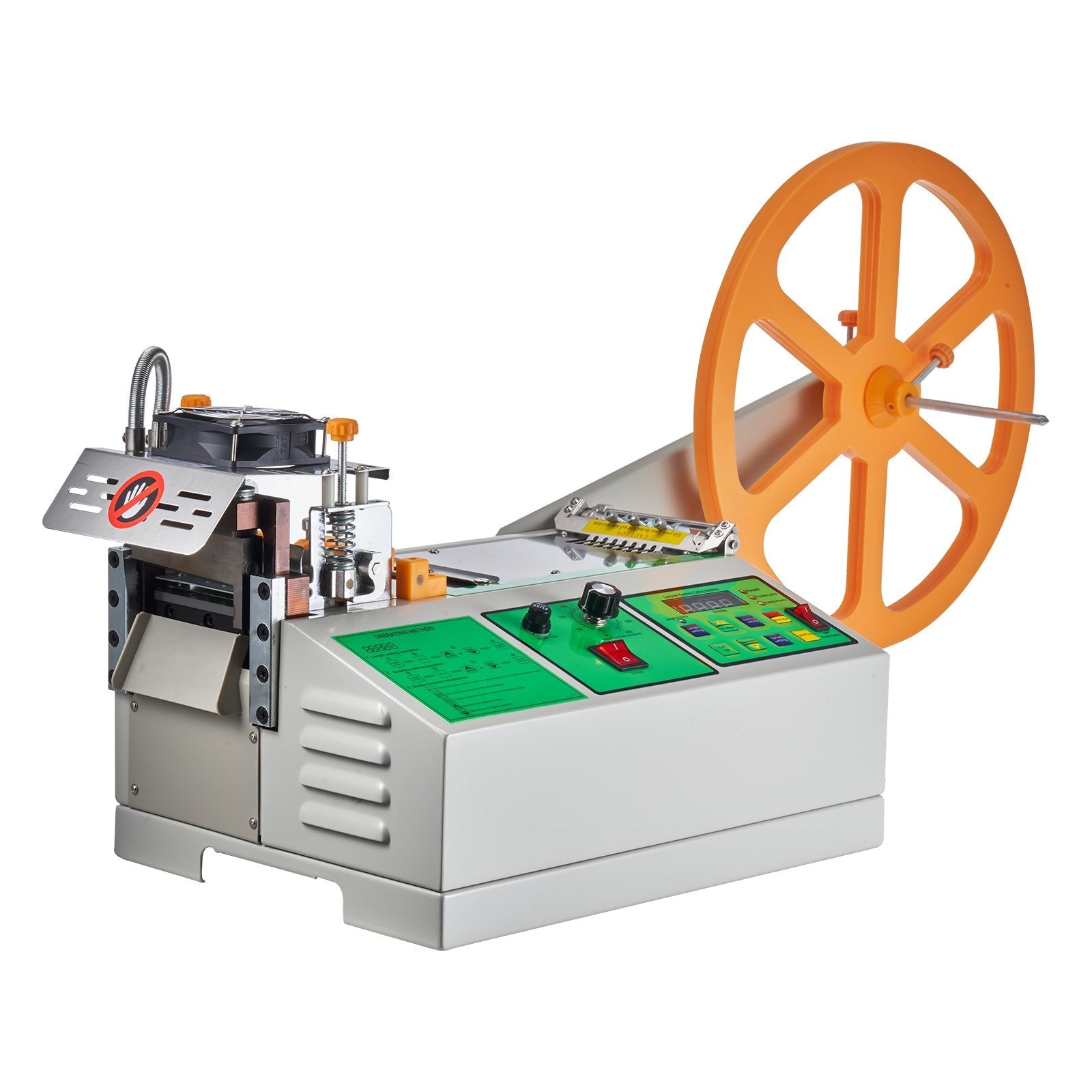 VEVOR Automatic Webbing Cutting Machine Hot and Cold Ribbon Shoelaces Cutter