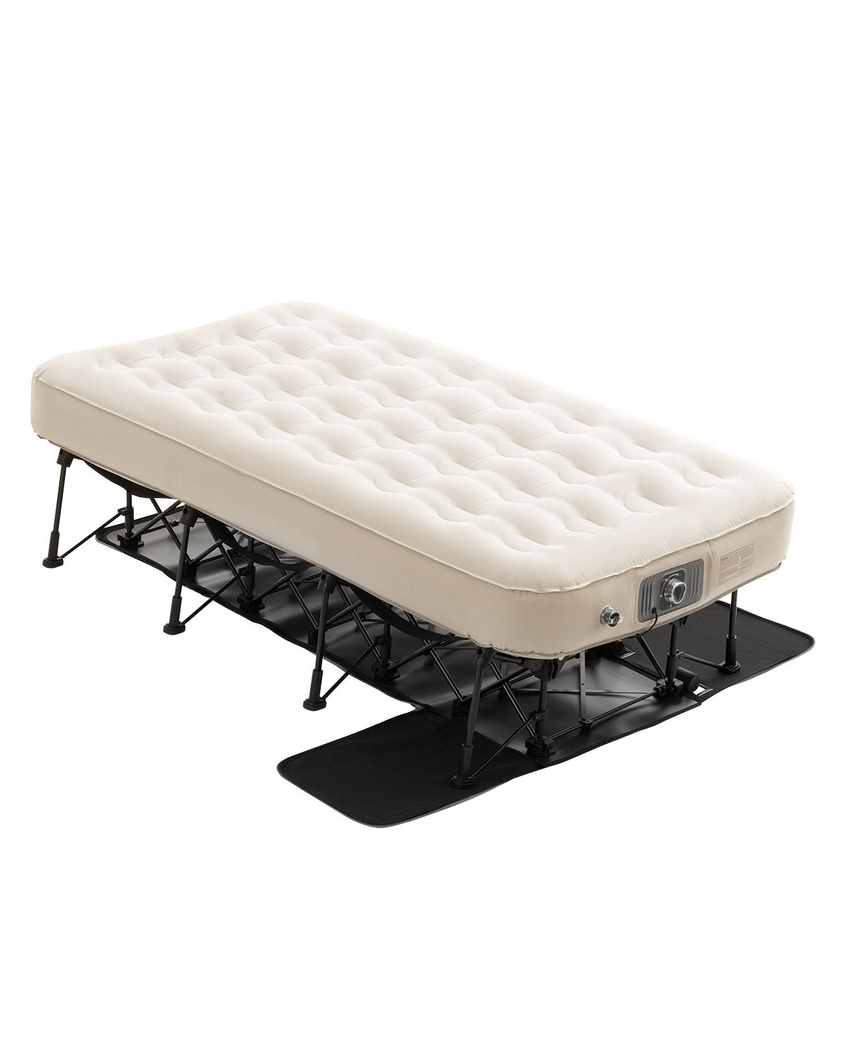 VEVOR Air Mattress with Frame & Built-in Pump 1 Person Inflatable Mattress 300lb