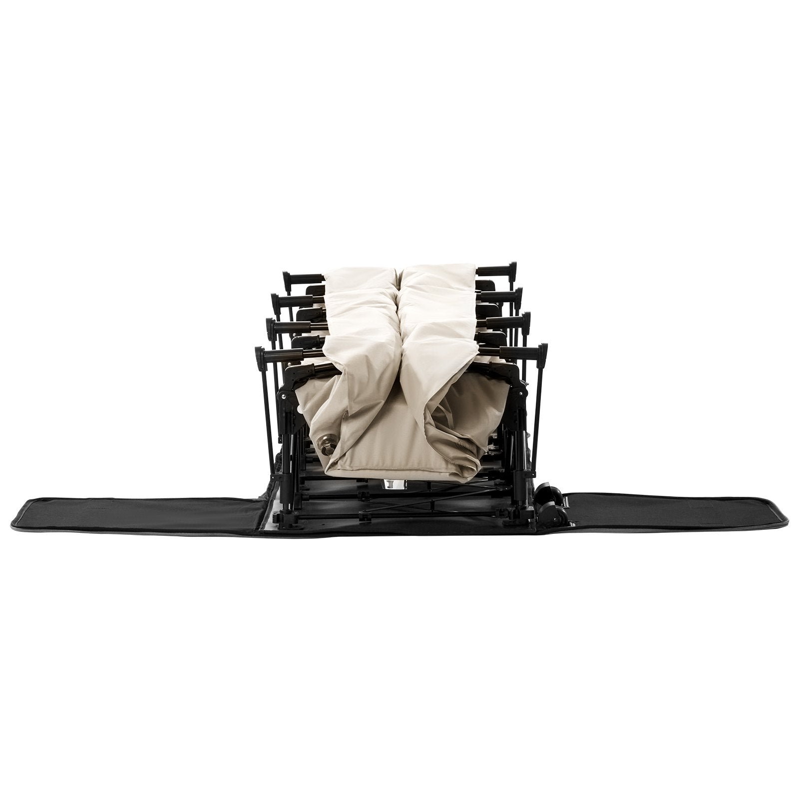 VEVOR Air Mattress with Frame & Built-in Pump 1 Person Inflatable Mattress 300lb