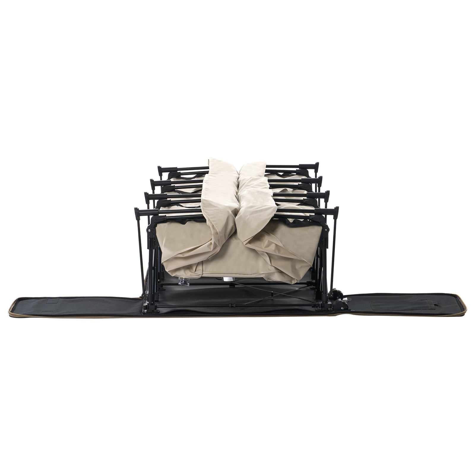 VEVOR Air Mattress with Frame & Pump 2 Person Inflatable Camping Cot 600lbs