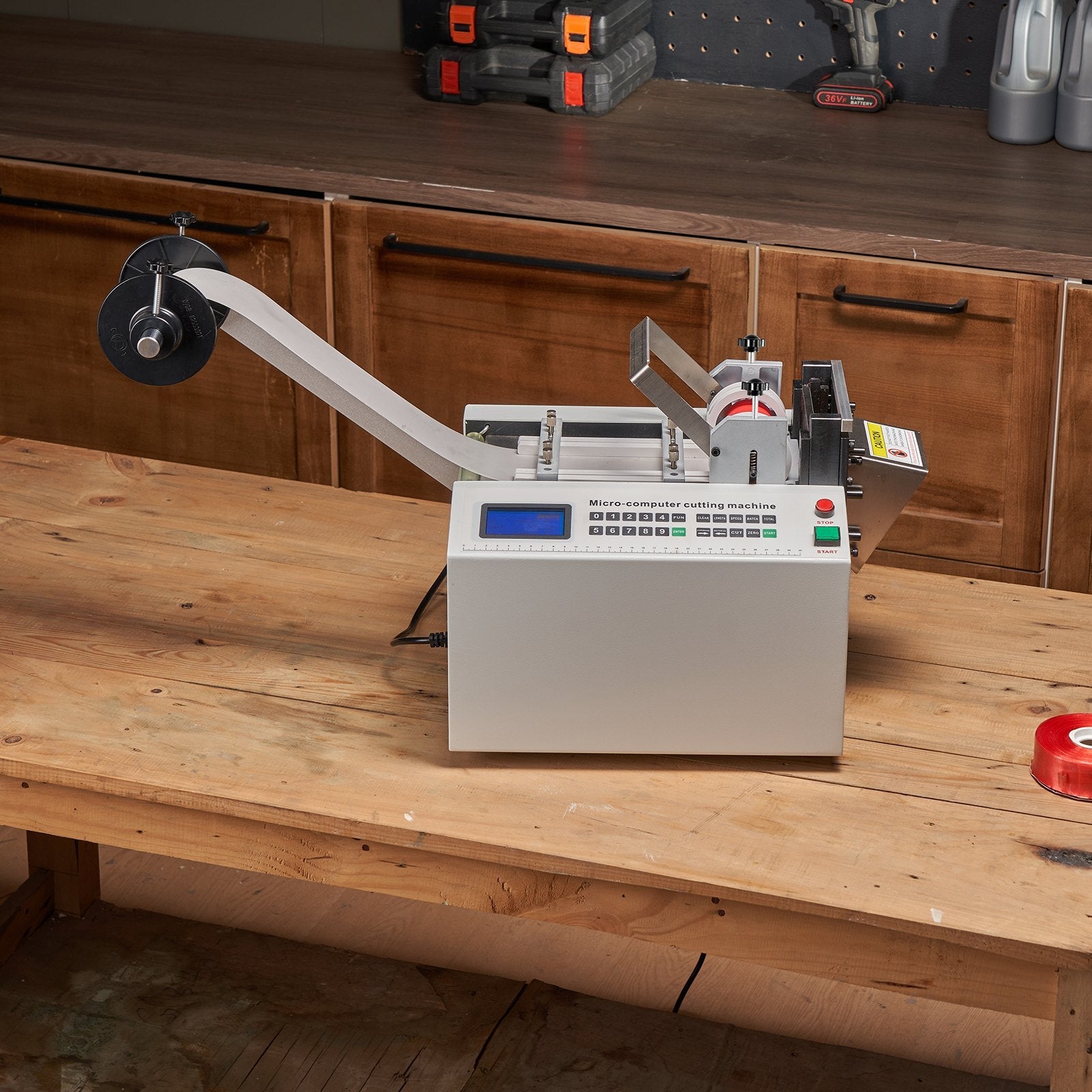 VEVOR Auto Heat-Shrink Tube Cutter High Speed Cable Pipe Cutter Cutting Machine