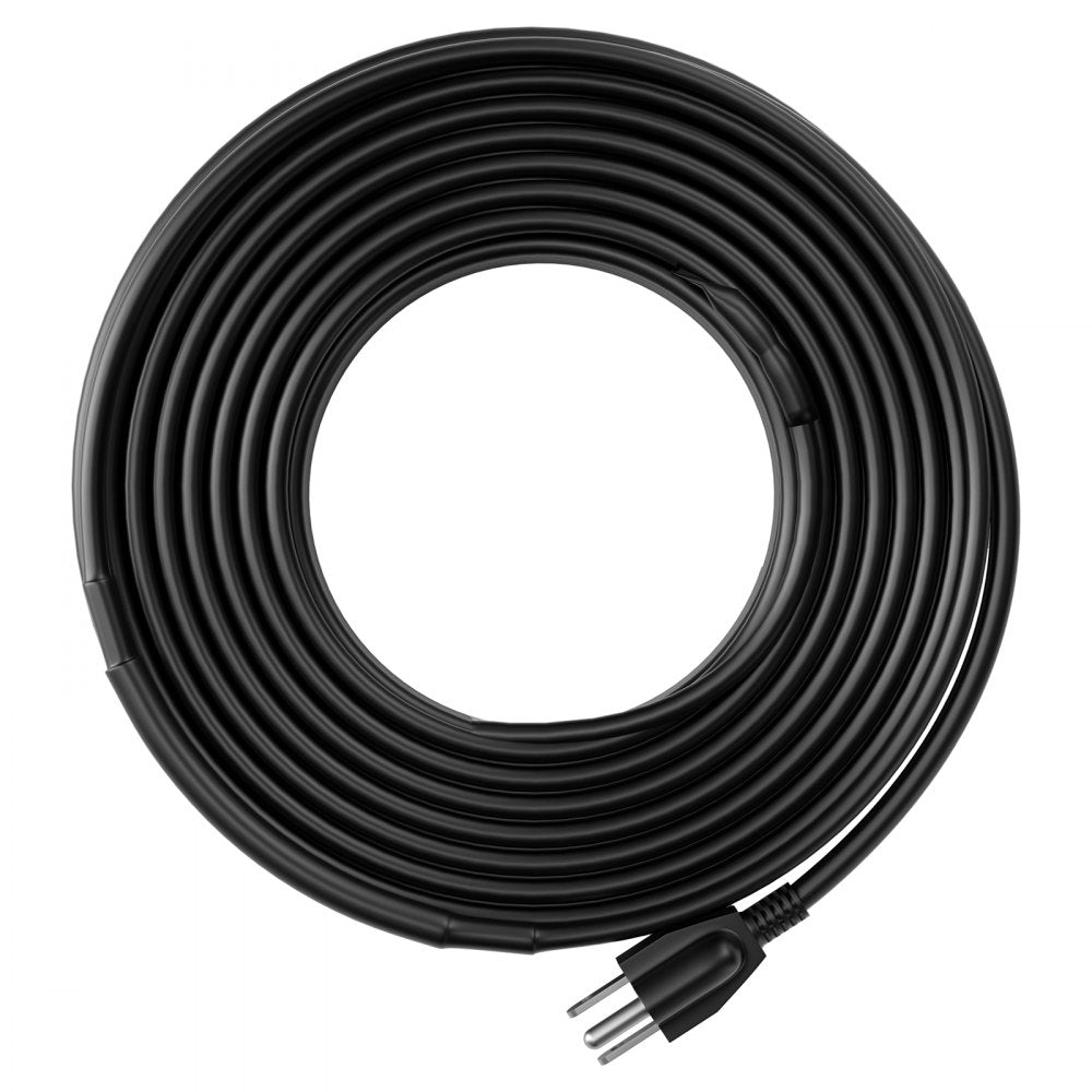 VEVOR Self-Regulating Pipe Heating Cable 12FT 5W/FT Heat Tape for Pipes Roof