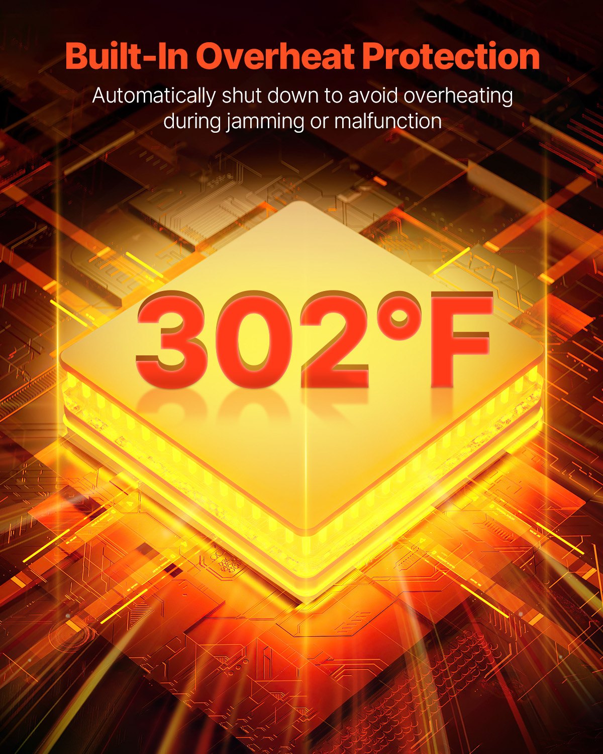 VEVOR Automatic Pool Cover Pump Submersible Swimming 0.66 HP 3200 GPH 25 ft Cord