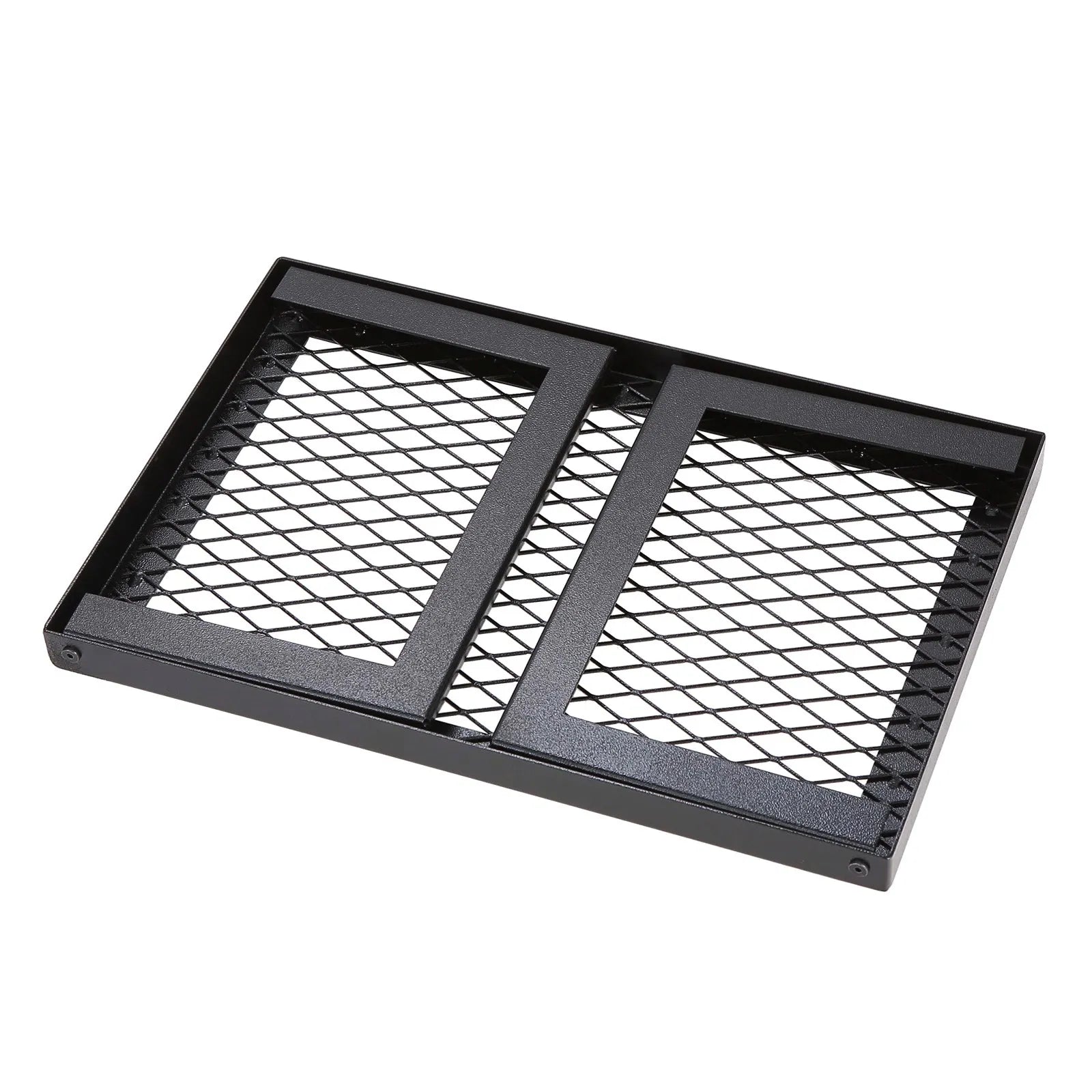 VEVOR Folding Campfire Grill, Heavy Duty Steel Mesh Grate, 18" Portable Camping Grates Over Fire Pit, Camp Fire Cooking Equipment with Legs Carrying Bag, Grilling Rack for Outdoor Open Flame Cooking