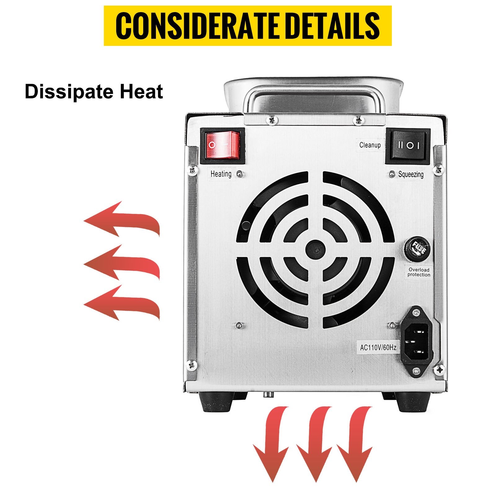 High Quality Multifunctional Automatic Small Oil Press Machine 304# Food Grade Stainless Steel Oil Expeller