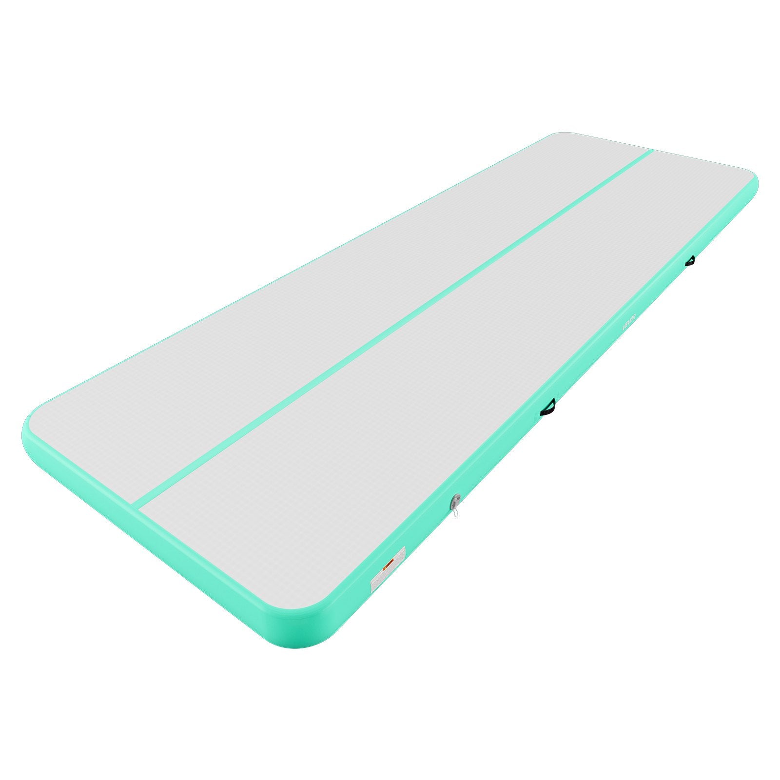 20 ft Inflatable Gymnastics Air Mat with Electric Pump, 8 in Thick Tumble Track for Gym, Cheer, Yoga & Home Training