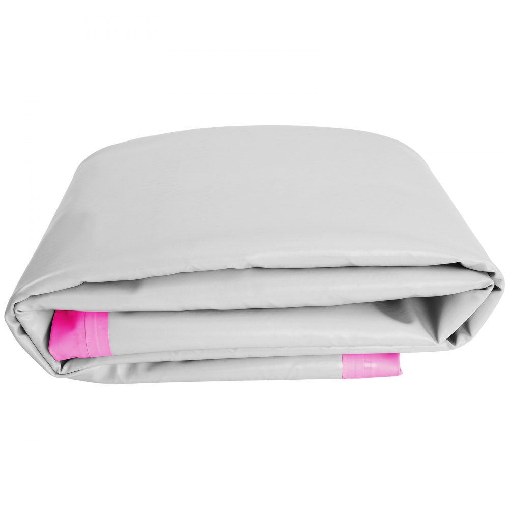 VEVOR Gymnastics Air Mat, 4 inch Thickness Inflatable Gymnastics Tumbling Mat, Tumble Track with Electric Pump, Training Mats for Home Use/Gym/Yoga/Cheerleading/Beach/Park/Water, 10 ft, Pink