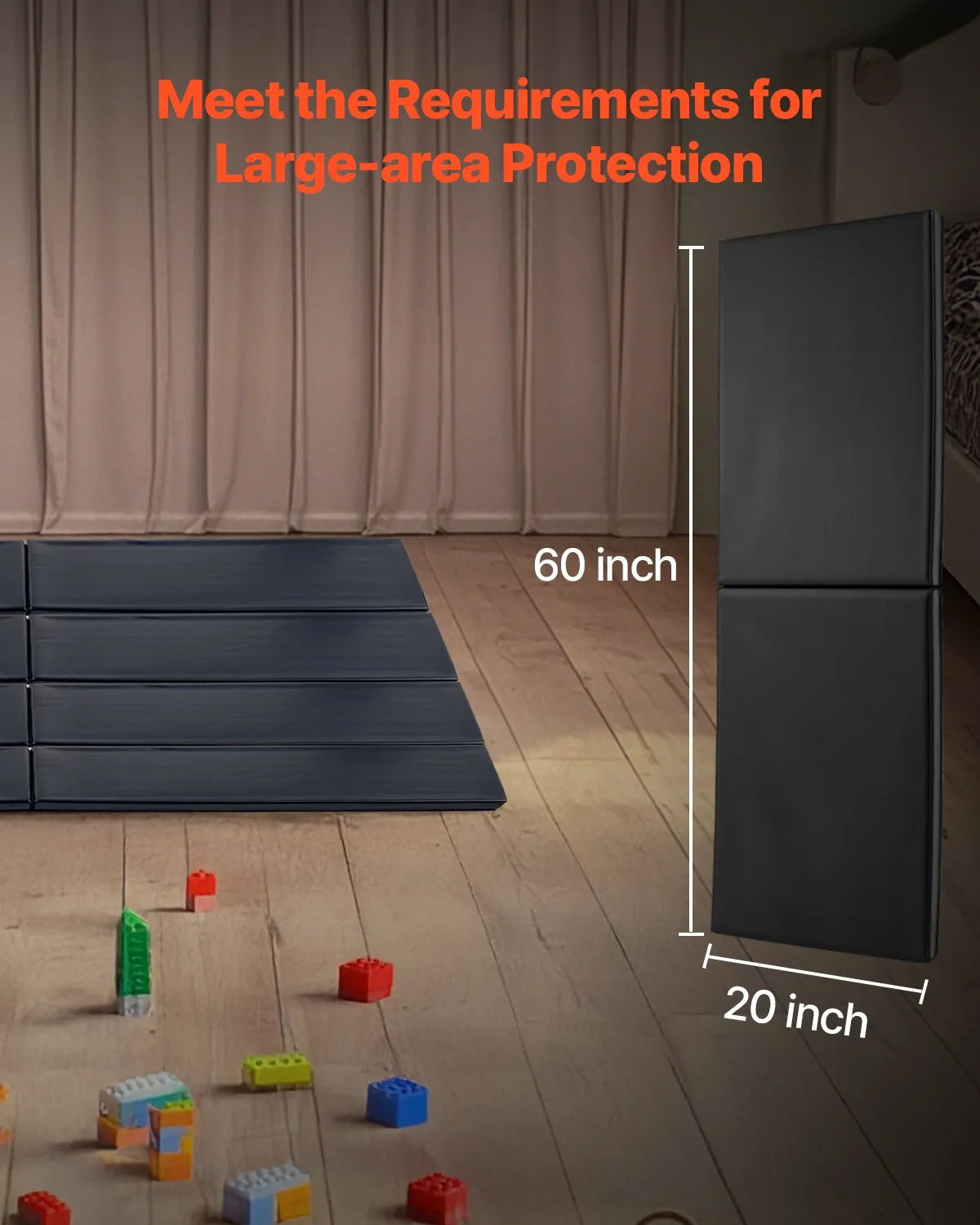 VEVOR Gym Wall Padding Waterproof Basketball Wall Mat 2" Thick Foam Court Garage
