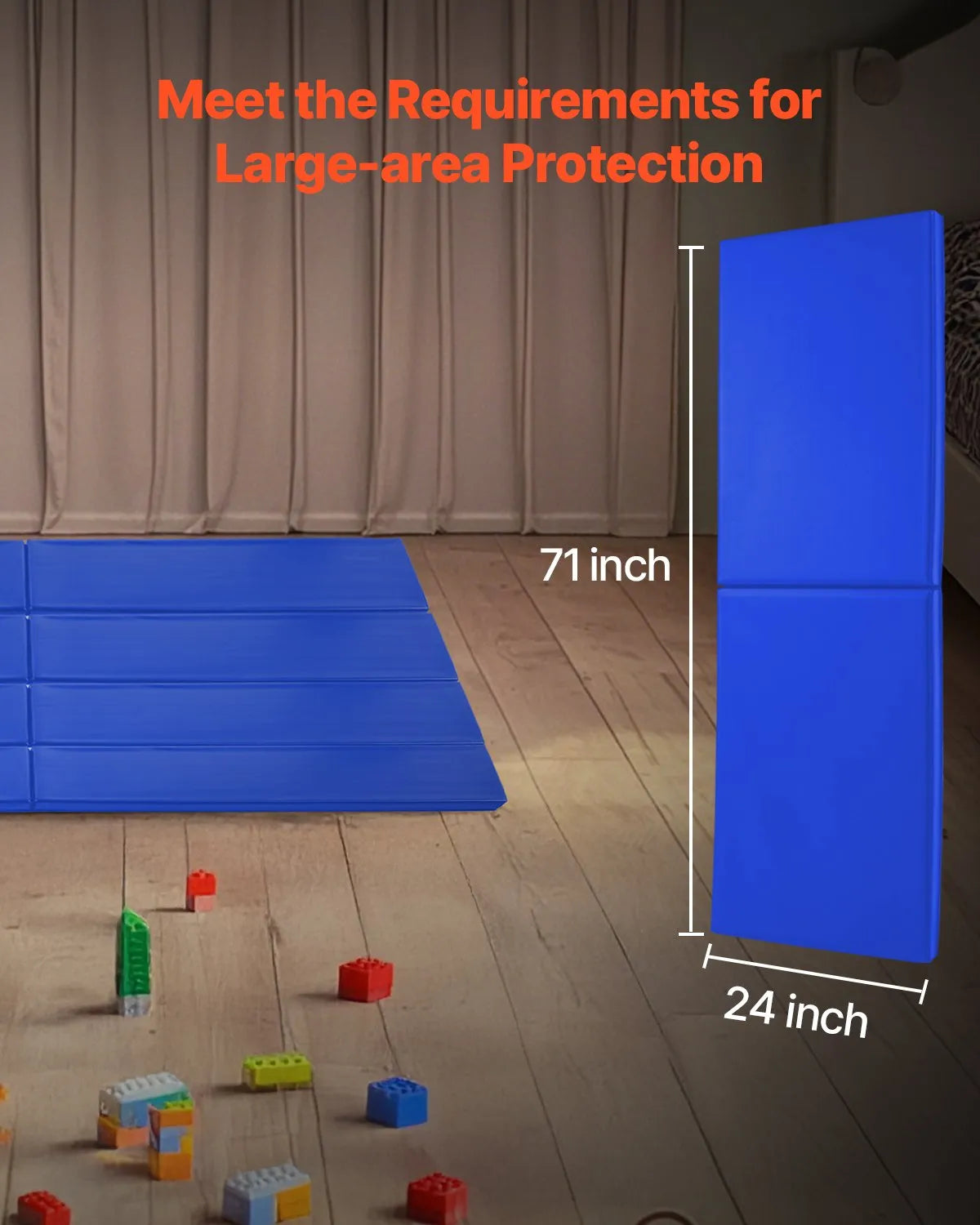 VEVOR Gym Wall Padding Waterproof Wall Basketball Mat 2" Thick Foam Court Garage