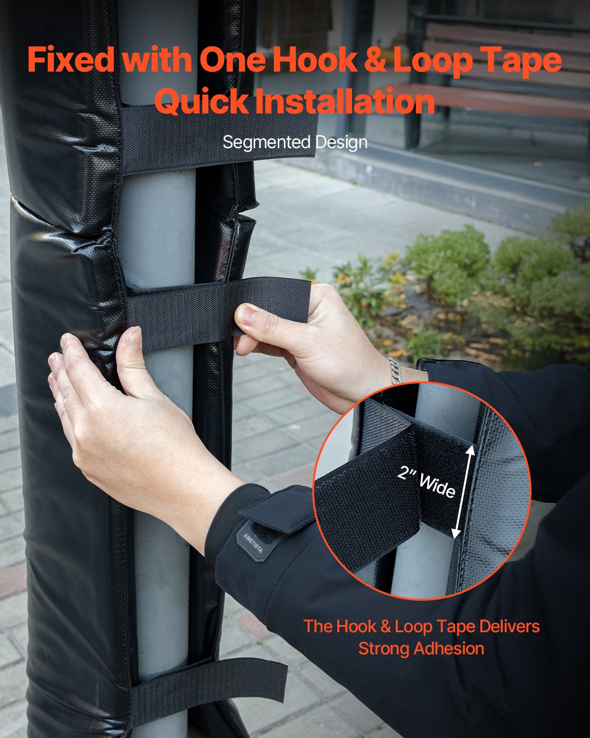 VEVOR 71" Basketball Pole Pad Durable Padding for 2-6.3" Round 4.5x4.5" Square