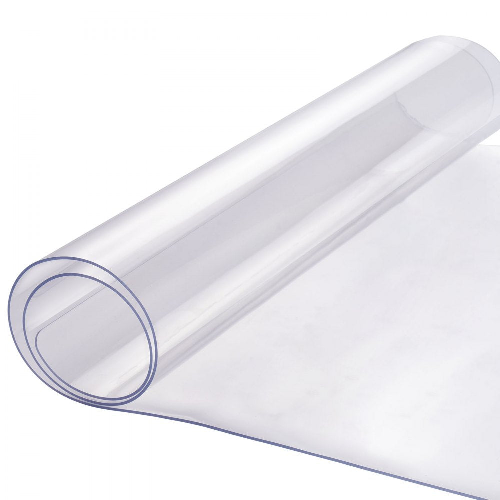 VEVOR PVC Table Protector 14x24 Inch Clear Plastic Desk Protector 1.5mm Thick
