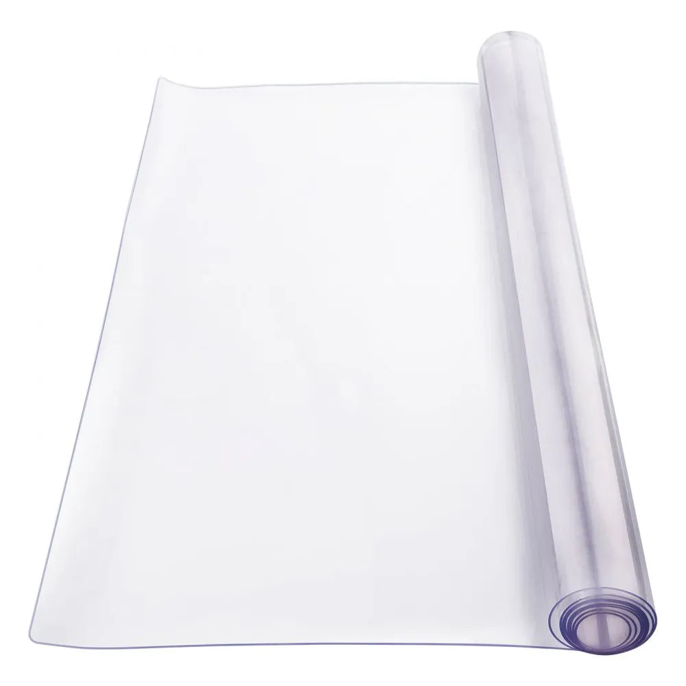 VEVOR PVC Table Protector 40x80 Inch Clear Plastic Desk Protector 2.0mm Thick