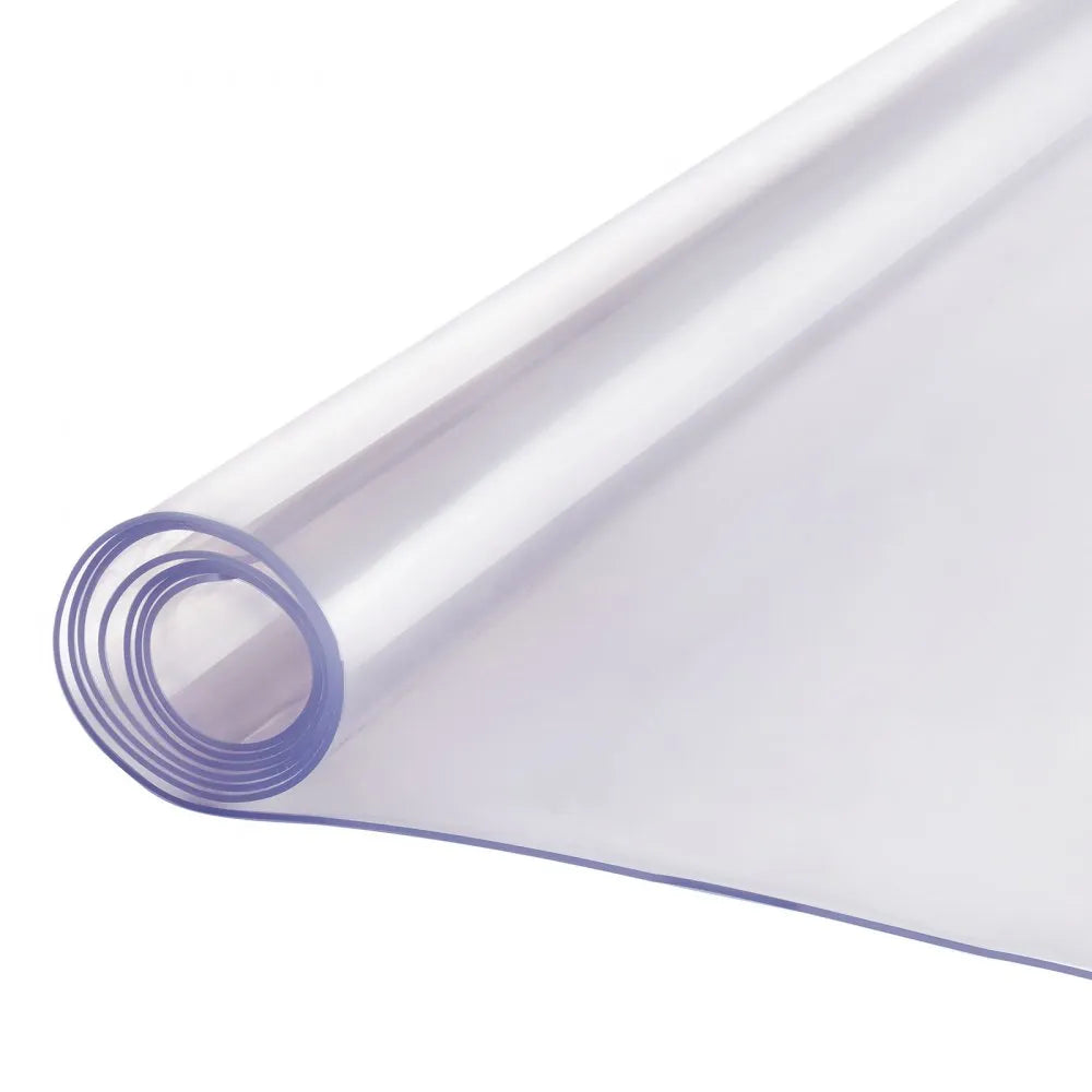 VEVOR PVC Table Protector 40x80 Inch Clear Plastic Desk Protector 2.0mm Thick