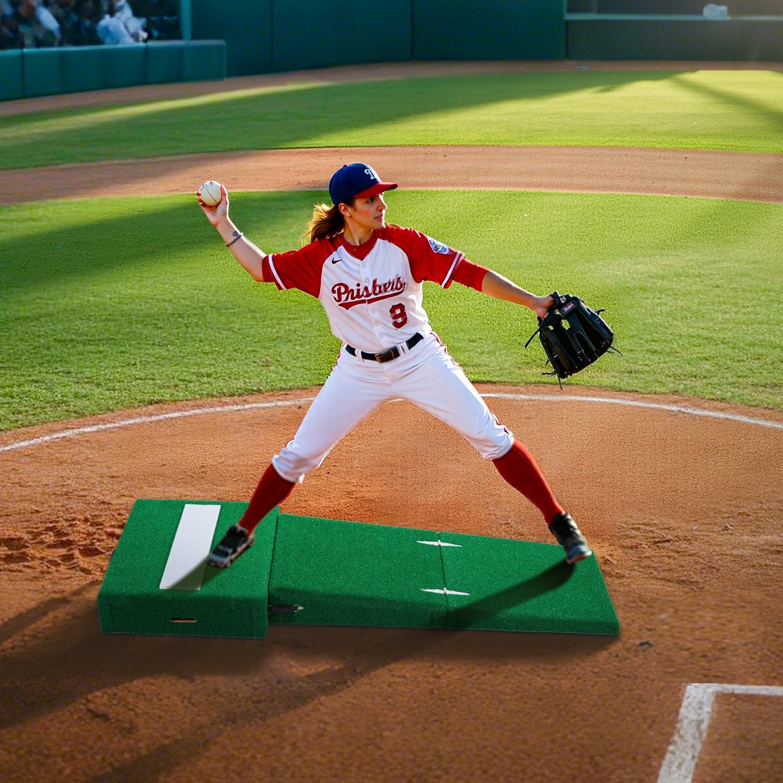 VEVOR 77 in Pitching Mound Portable Pitcher Mound Baseball Softball Training