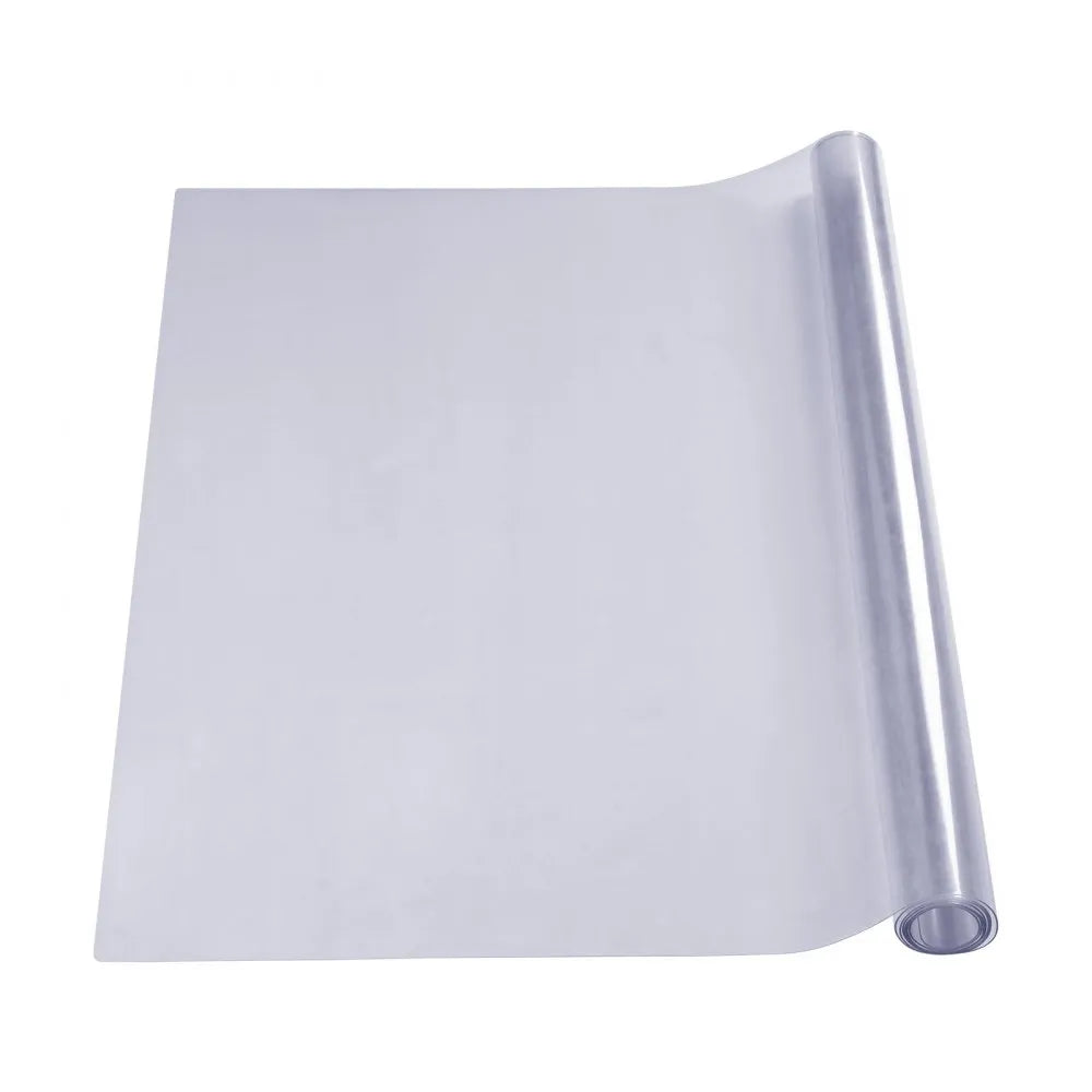 VEVOR Clear Table Cover Protector, 36" x 72" Table Cover, 1.5 mm Thick PVC Plastic Tablecloth, Waterproof Desktop Protector for Writing Desk, Coffee Table, Dining Room Table