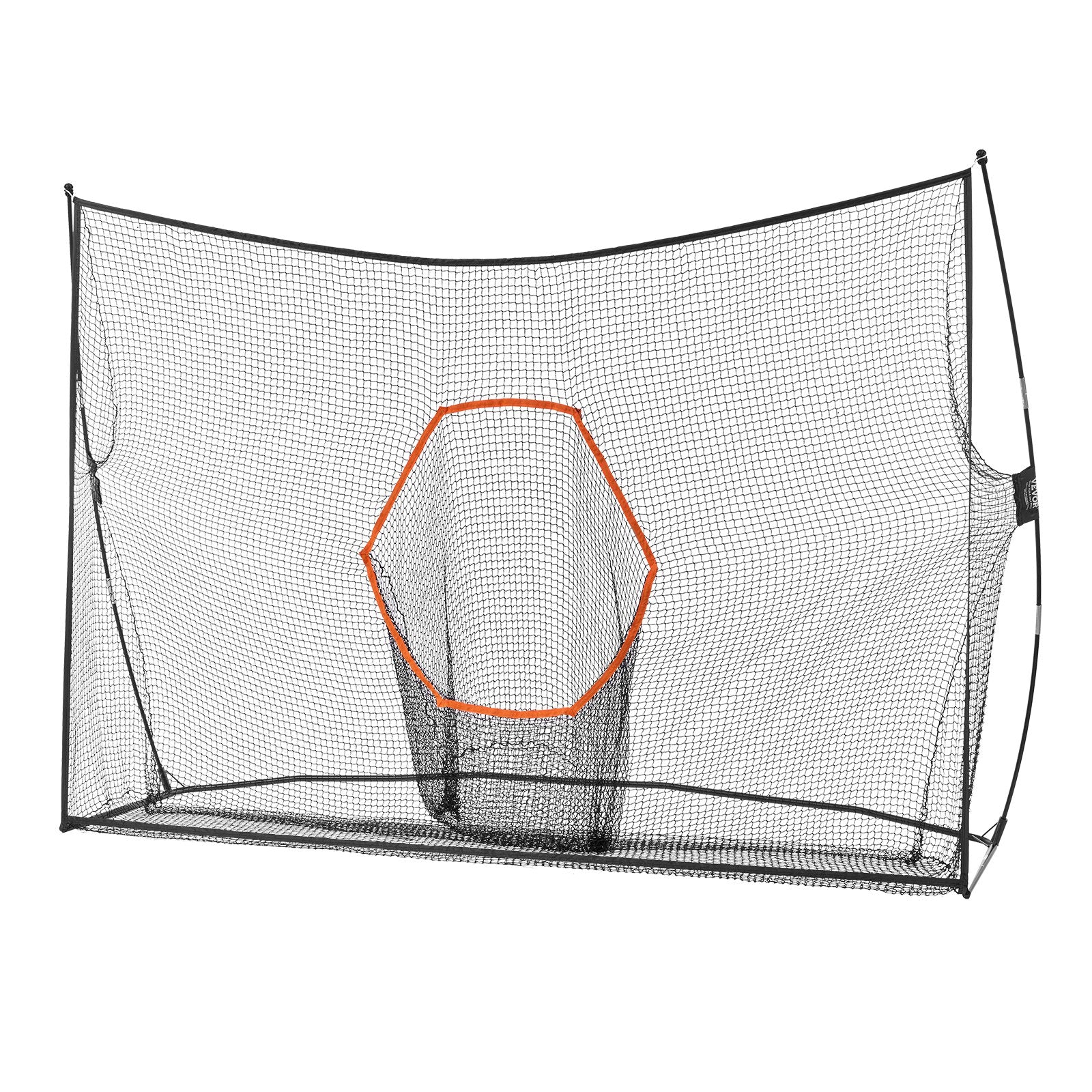 VEVOR Golf Practice Hitting Net, Huge 10.8x7ft Golf Net, Personal Driving Range for Indoor Outdoor Use, Portable Home Golf Aid Net with Target/Fiberglass Frame/Carry Bag, Gift for Men, Golf Lovers