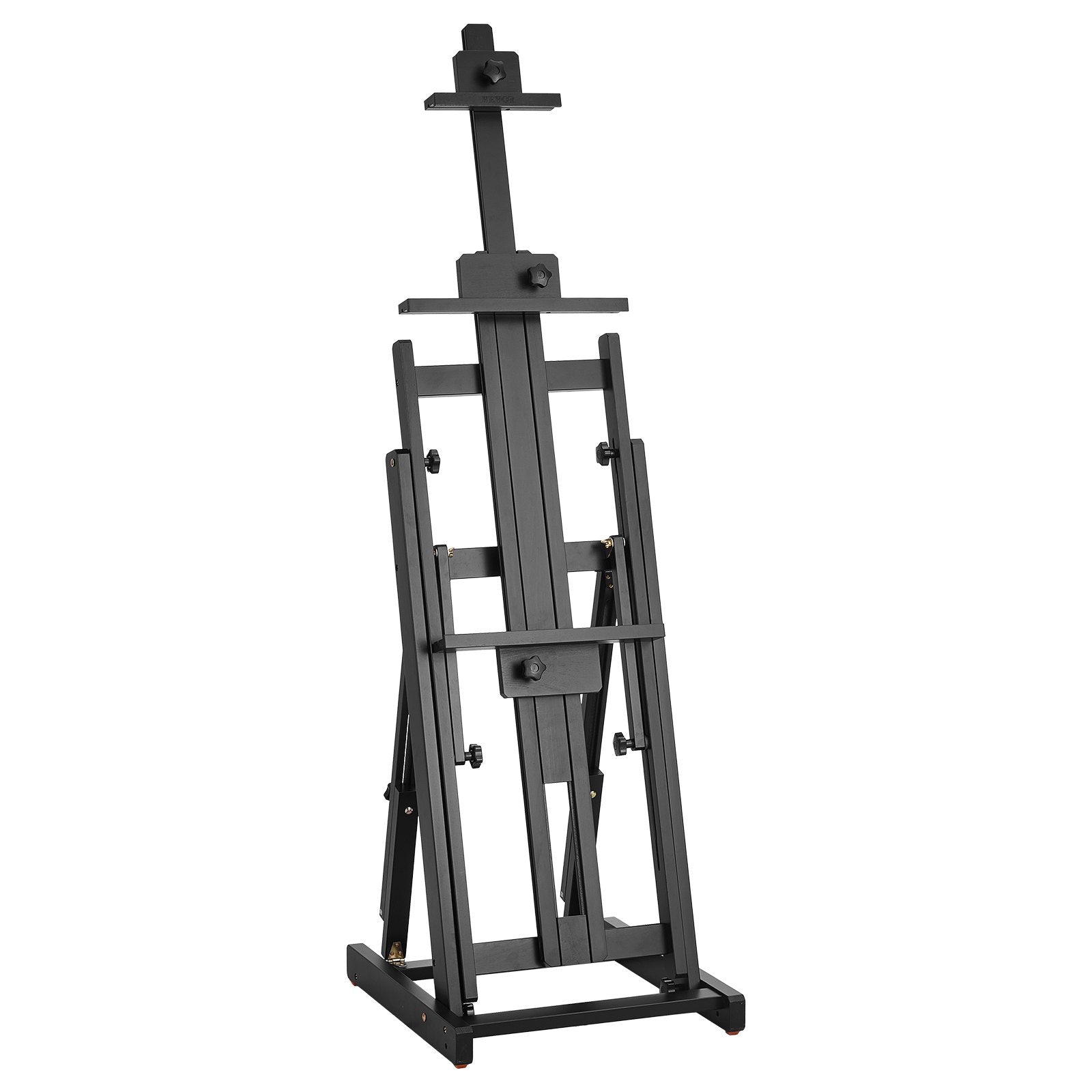 VEVOR Studio H-Frame Easel Holds Canvas Art up to 77" Beechwood Artists Easel