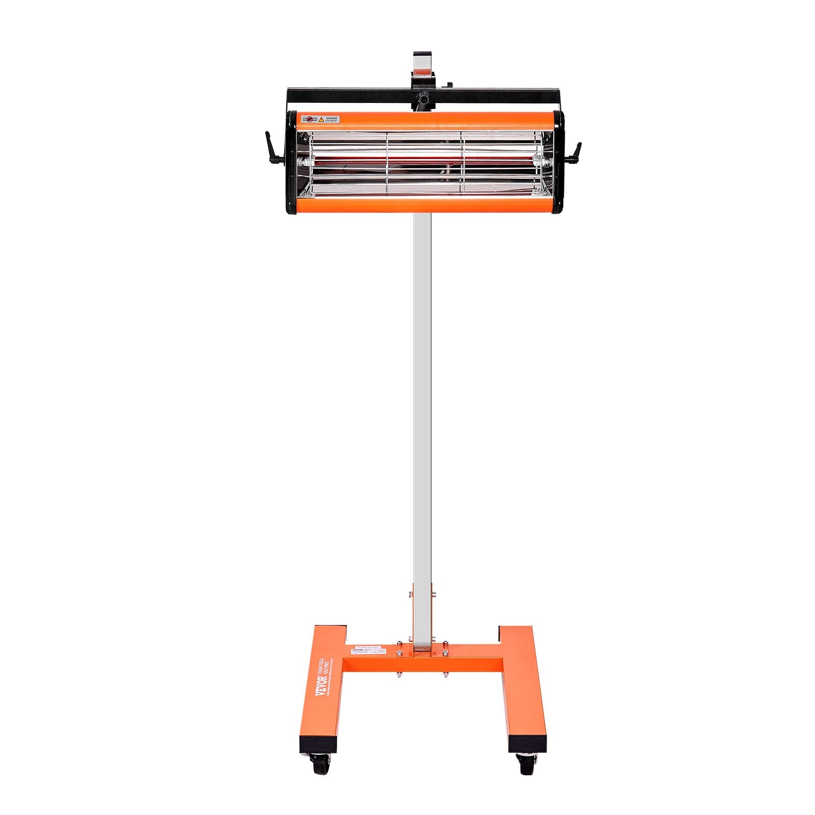 VEVOR Infrared Curing Lamp, 1500W 1-60 min Timing, Auto Heating Car Curing Light with Bracket, 3.44 sq.ft Baking Area Spray Baking Booth Heaters, Paint Dryer for On-Site Repair, Engine Drying