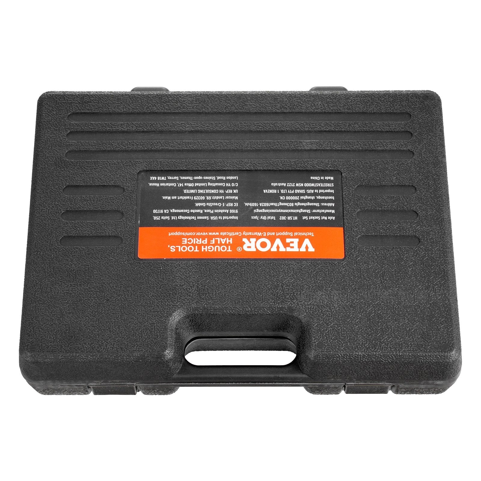 VEVOR Wheel Bearing Locknut Socket Set 1/2 in Drive 7 Pcs SAE and Metric 6-Point