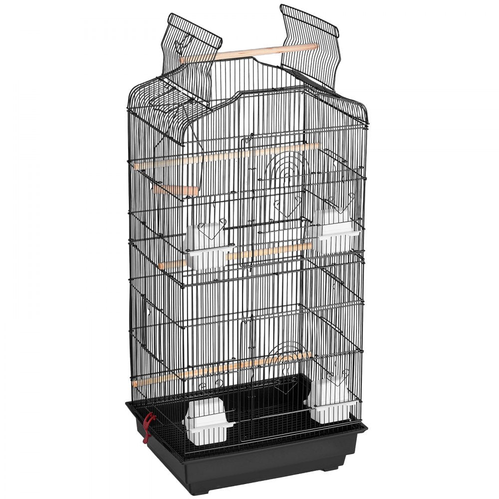 VEVOR Bird Flight Cage 39 in Hanging Metal Parakeet Cage for Cockatiels Parrot