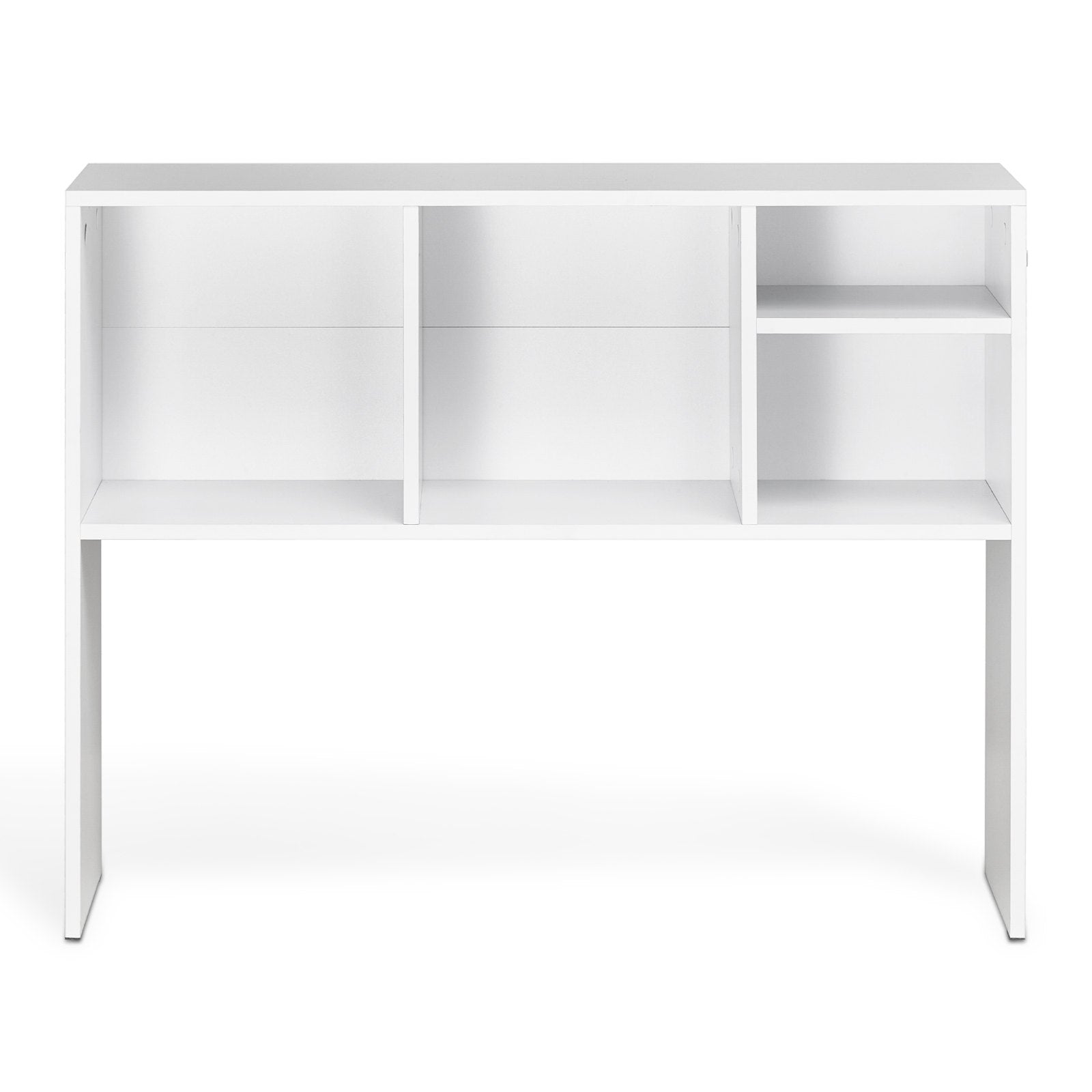 VEVOR Desktop Bookshelf White Desktop Storage Organizer 1-Tier for Office & Home