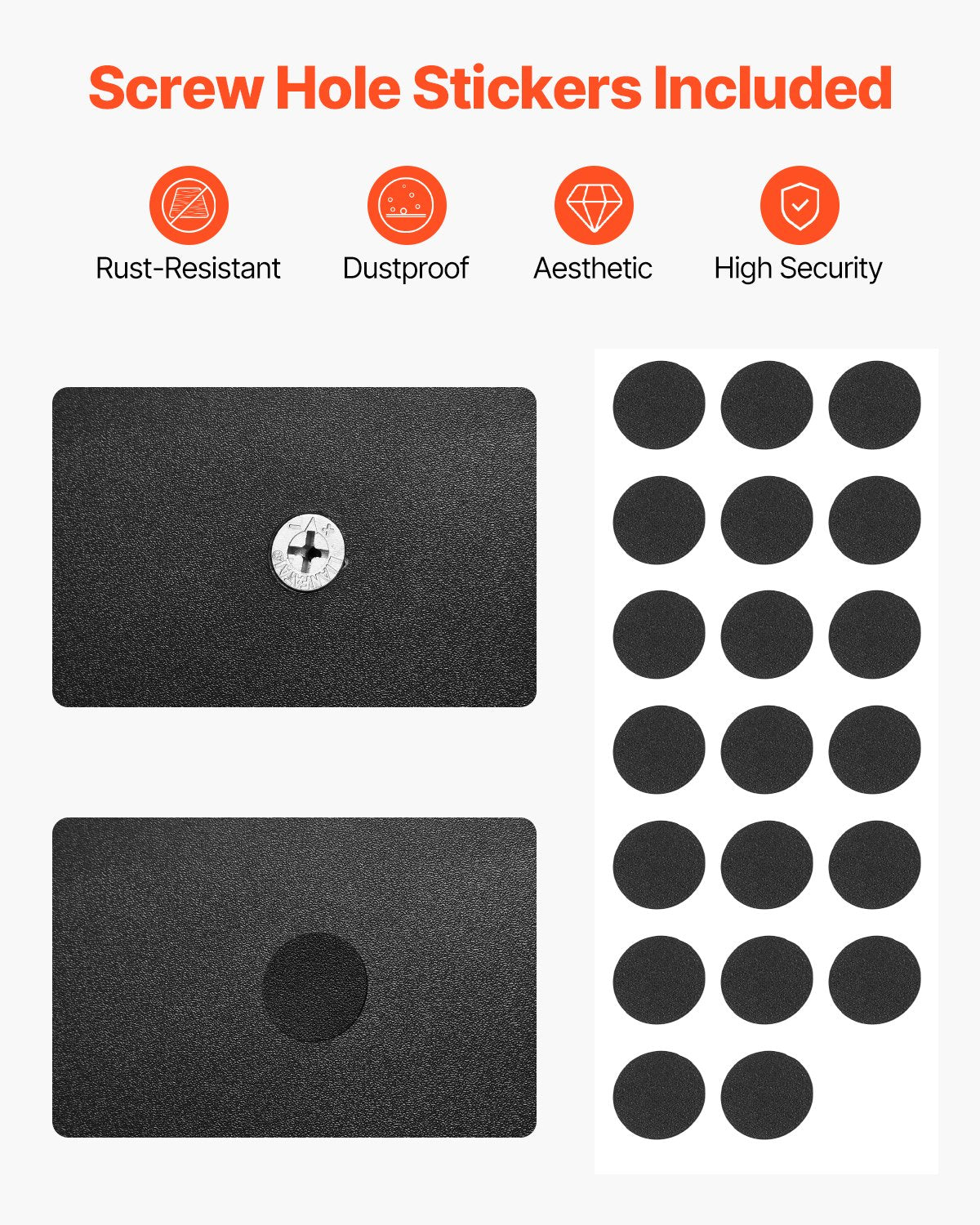 VEVOR Desktop Bookshelf Black Desktop Storage Organizer 1-Tier for Office & Home