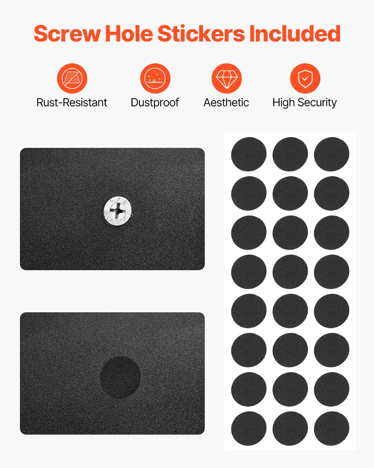 VEVOR Desktop Bookshelf Black Desktop Storage Organizer 2-Tier for Office & Home