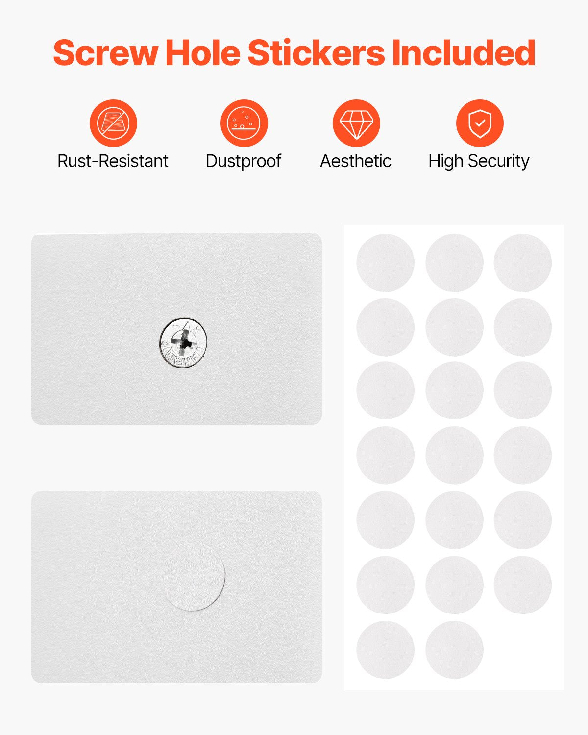 VEVOR Desktop Bookshelf White Desktop Storage Organizer 2-Tier for Office & Home