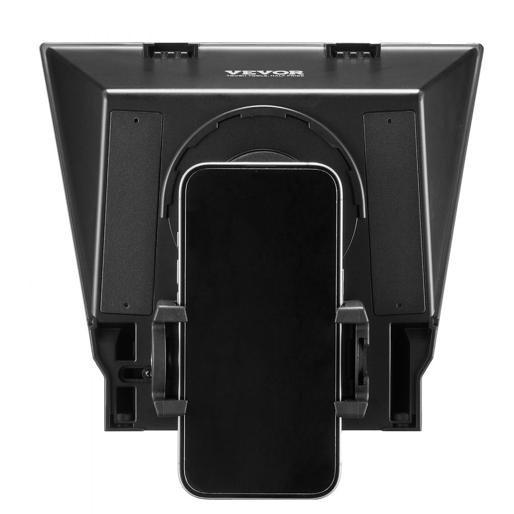 VEVOR 8'' Portable Teleprompter Remote for Webcam Smartphone Live Streaming