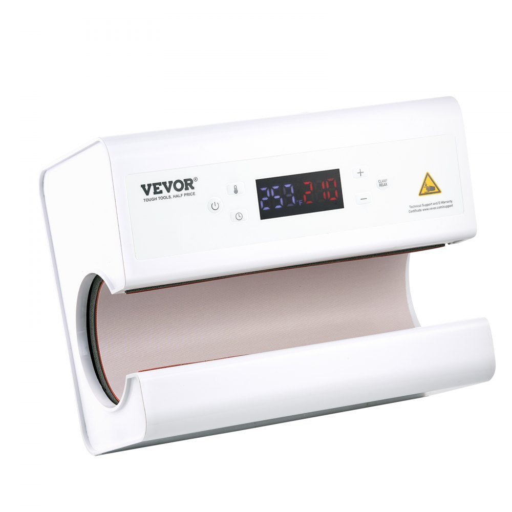 VEVOR Auto Tumbler Heat Press Machine 11-30oz Sublimation Mug Heat Press White