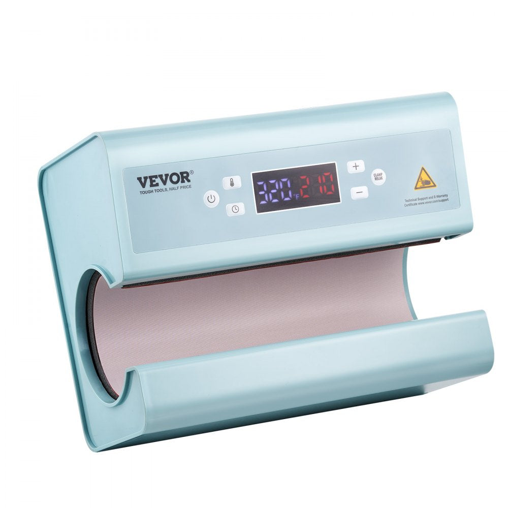 VEVOR Auto Tumbler Heat Press Machine 11-30oz Sublimation Mug Heat Press Blue