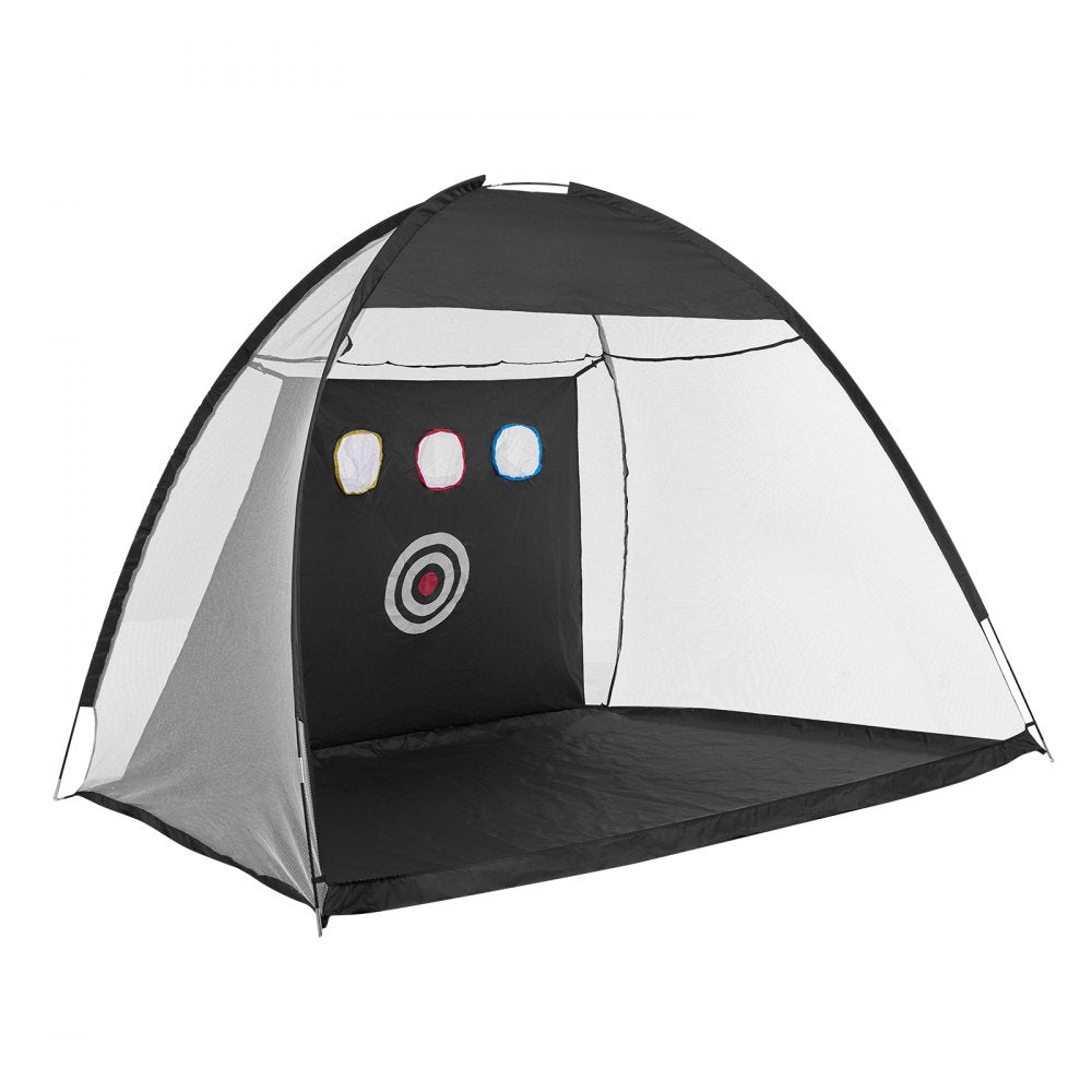 VEVOR Golf Net, 10x7ft Golf Practice Net, Indoor Outdoor Home Golf Swing Training, Golf Hitting Aid Net with Target and Carry Bag, for Backyard Driving Chipping, Gift for Men, Golf Lovers, Sports Game