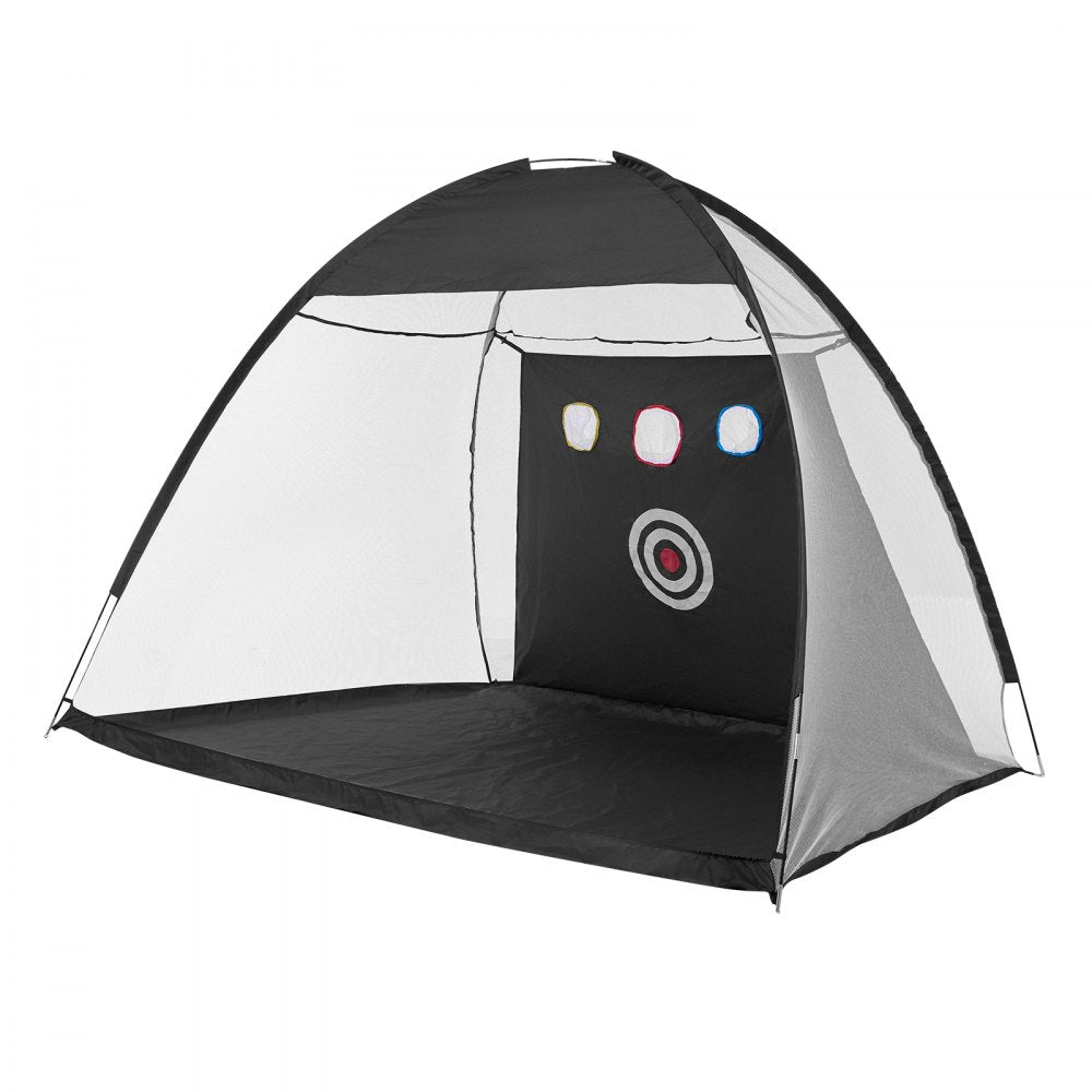 VEVOR Golf Net, 10x7ft Golf Practice Net, Indoor Outdoor Home Golf Swing Training, Golf Hitting Aid Net with Target and Carry Bag, for Backyard Driving Chipping, Gift for Men, Golf Lovers, Sports Game