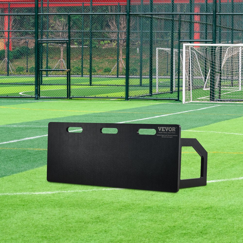 VEVOR Soccer Rebounder Board, 40"X16" Portable Soccer Wall with 2 Angles Rebound, Foldable HDPE Kickback Rebound Board, Soccer Training Equipment for Kids and Adults, Passing & Shooting Practice