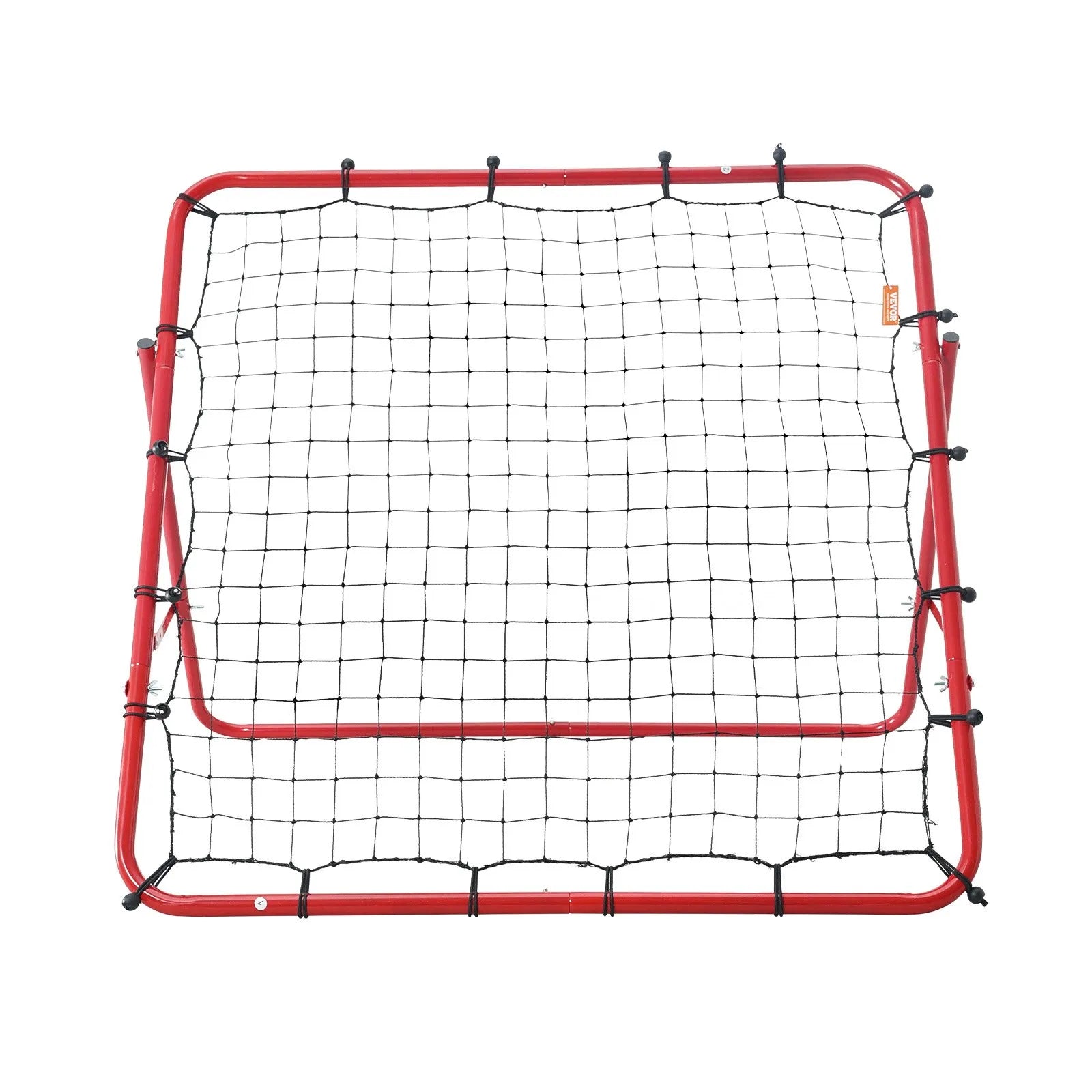 VEVOR Soccer Rebounder Rebound Net, Kick-Back 39"x39", Portable Football Training Gifts, Fully Adjustable Angles Goal Net, Aids & Equipment for Kids Teens & All Ages, Easy Set Up & Perfect Storage