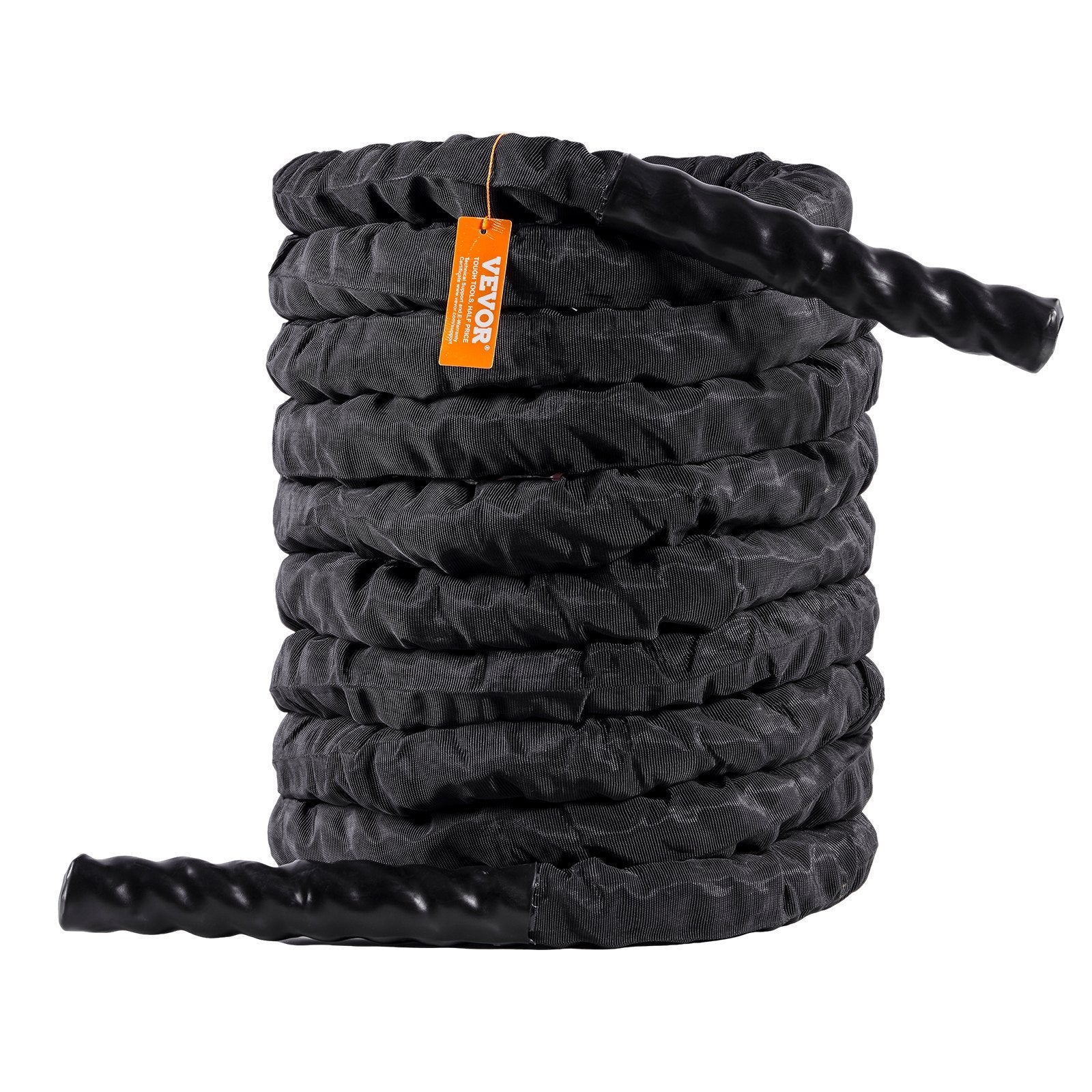 VEVOR Battle Rope 1.5" 40Ft Gym Workout Strength Training Exercise Fitness Rope