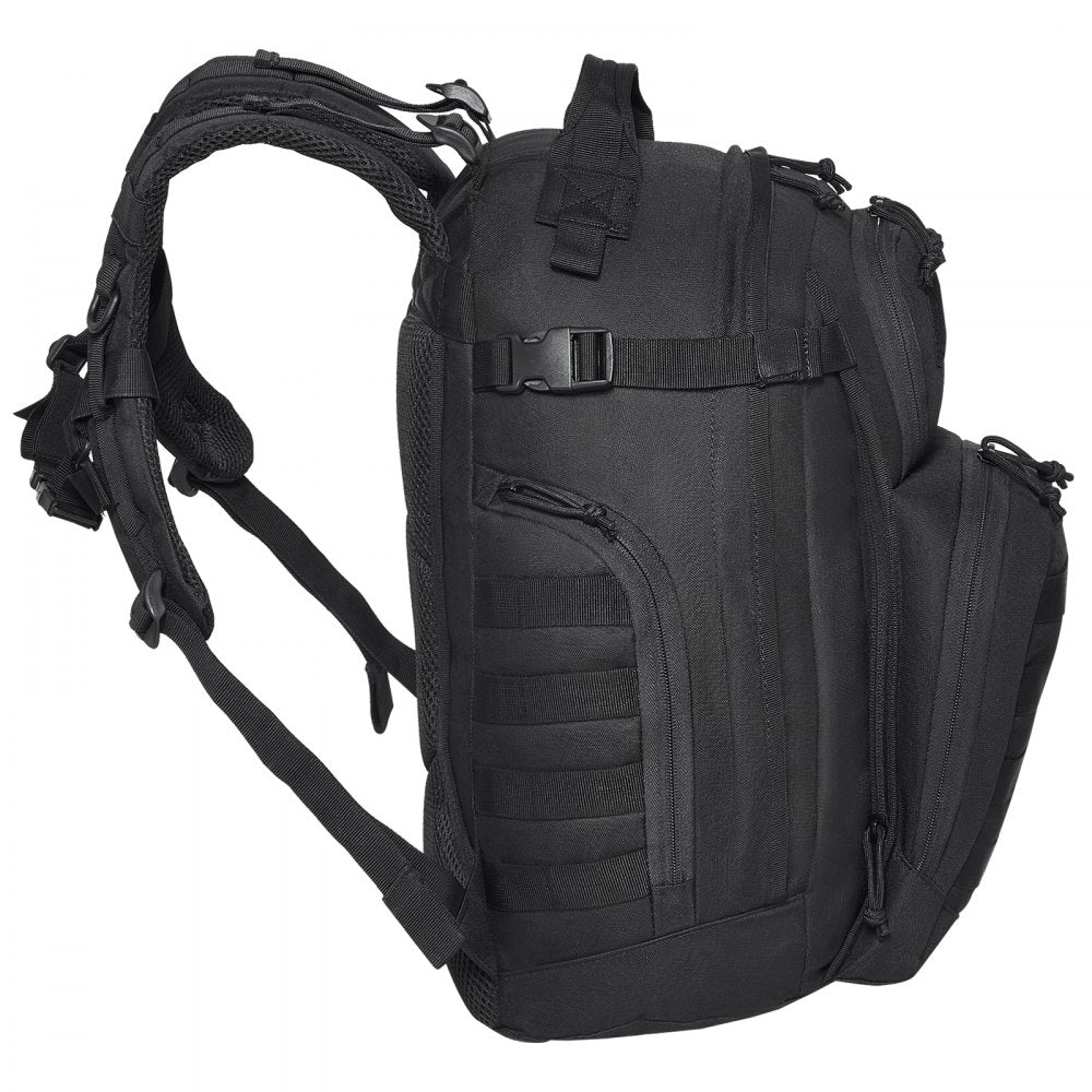 VEVOR Tactical Backpack 25L Military Backpack with Molle Mode & Sponge Pad Black