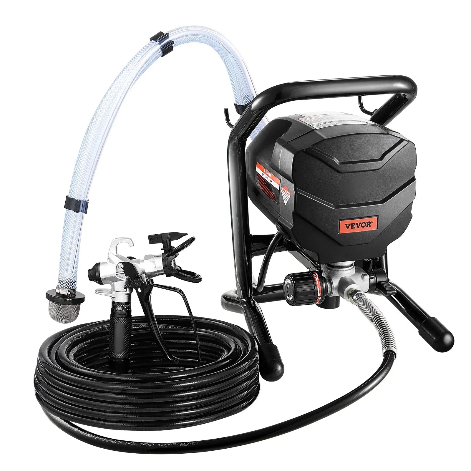 VEVOR Stand Airless Paint Sprayer Electric Paint Sprayer Machine 650W 3000PSI