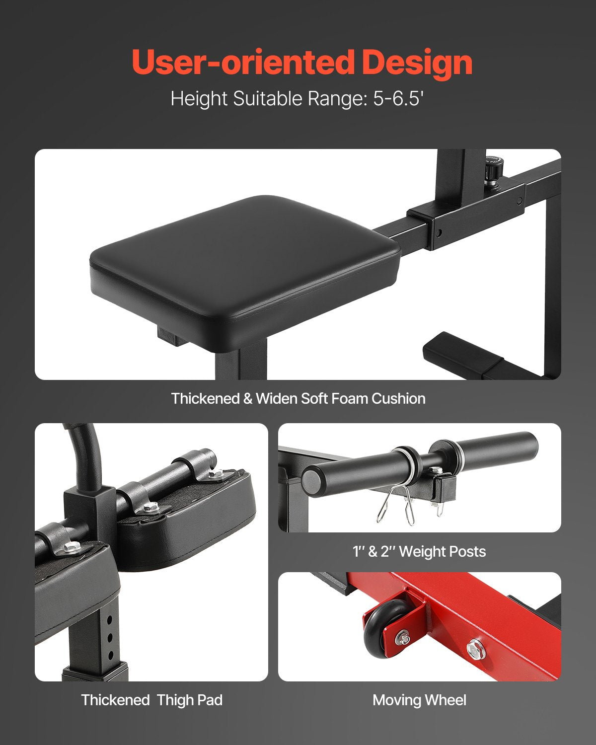 VEVOR Seated Calf Machine Calf Raise Equipment Seated Leg Exercise Home Gym