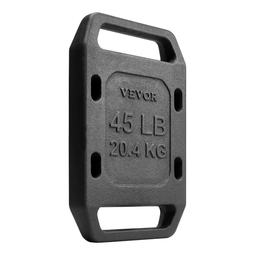 VEVOR Cast Iron Ruck Weights for Rucking Weight Plate with Handle 45LB Single