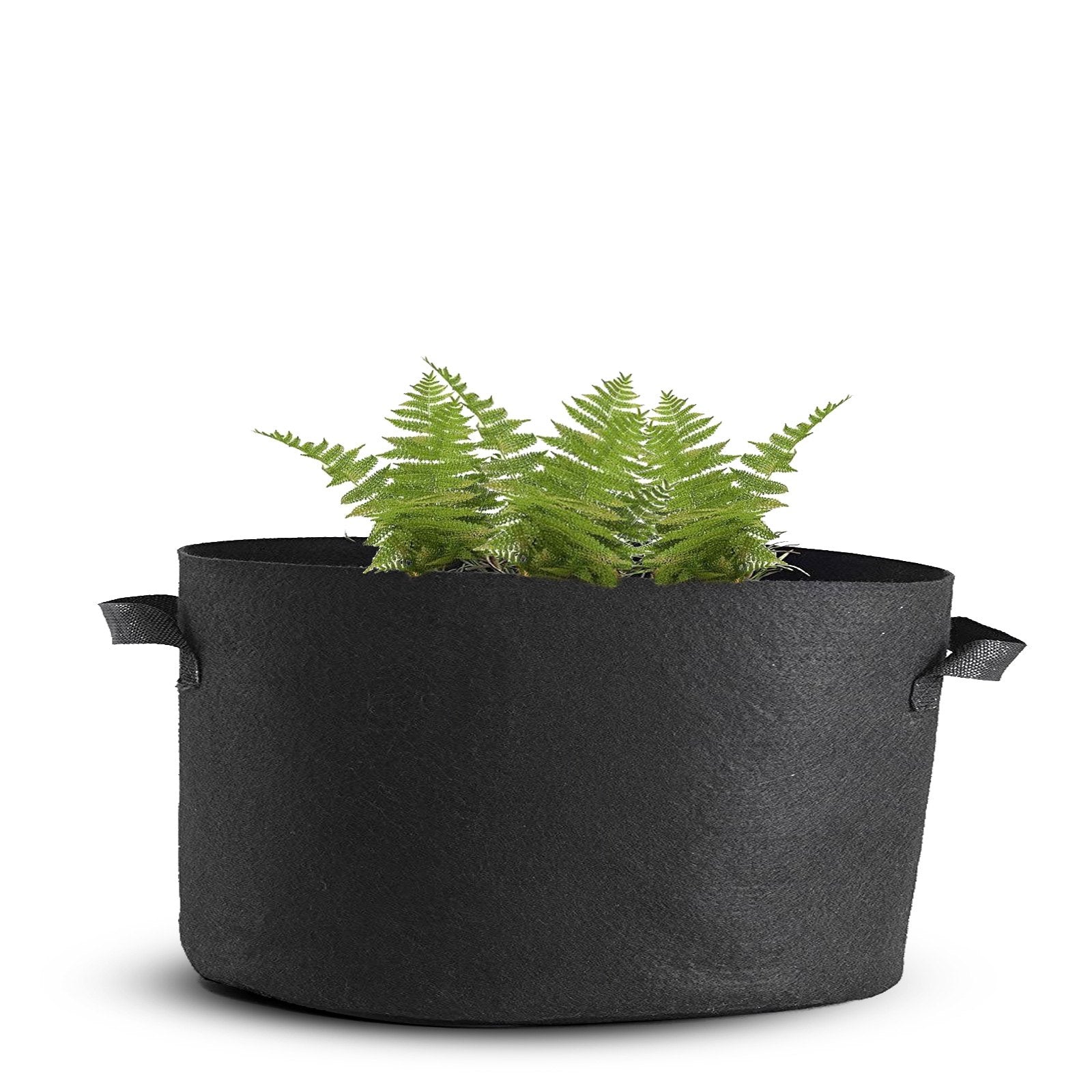 5PCS x 200Gallon Plant Grow Bags Fabric Grow Pots With Handles Heavy Duty Sturdy