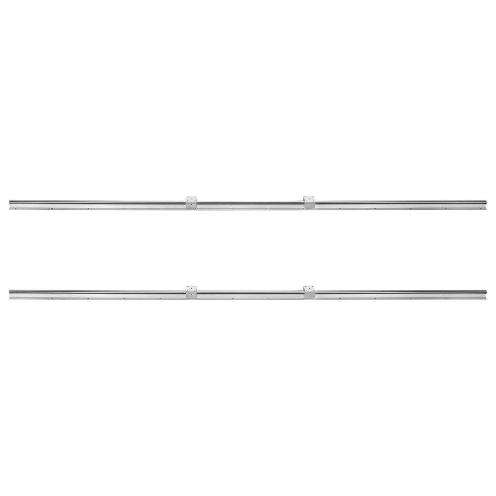 VEVOR Linear Guide Rail Set, SBR16 2000mm, 2 PCS 78.7 in/2000 mm SBR16 Guide Rails and 4 PCS SBR16UU Slide Blocks, Linear Rails and Bearings Kit for Automated Machines DIY Project CNC Router Machines