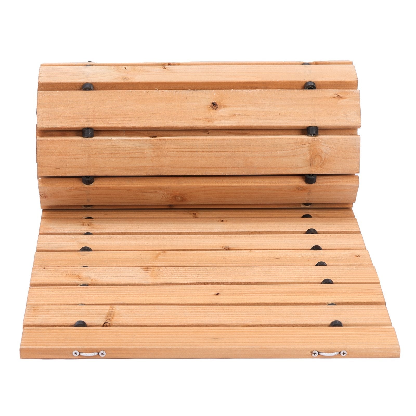 VEVOR 8 ft L x 17 in W Straight Wooden Garden Pathway Roll Out Garden Walkway