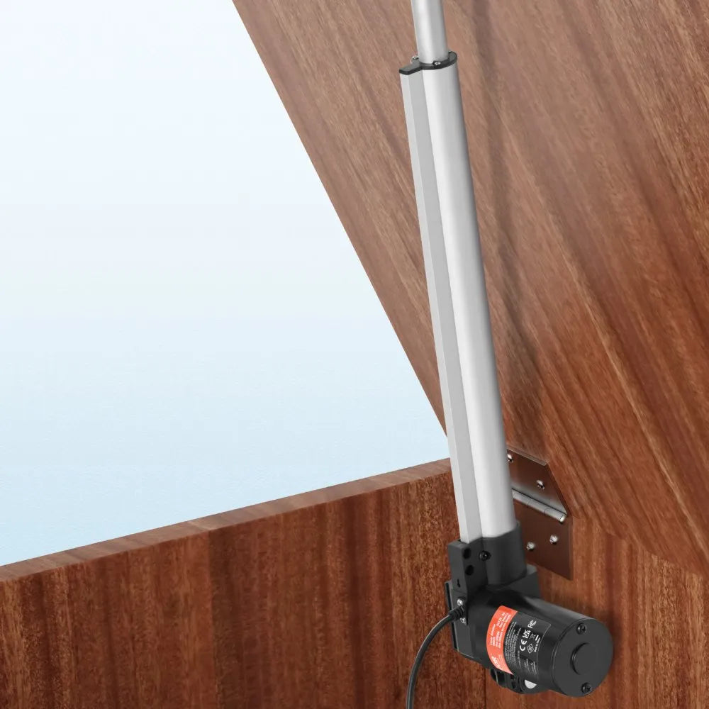 VEVOR Linear Actuator 12V, 16 Inch Heavy Duty 1320lbs /6000N Linear Actuator, 0.19"/s Linear Motion Actuator with Mounting Bracket & IP44 Protection for Electric Door Industrial Machinery Vessels Cargo